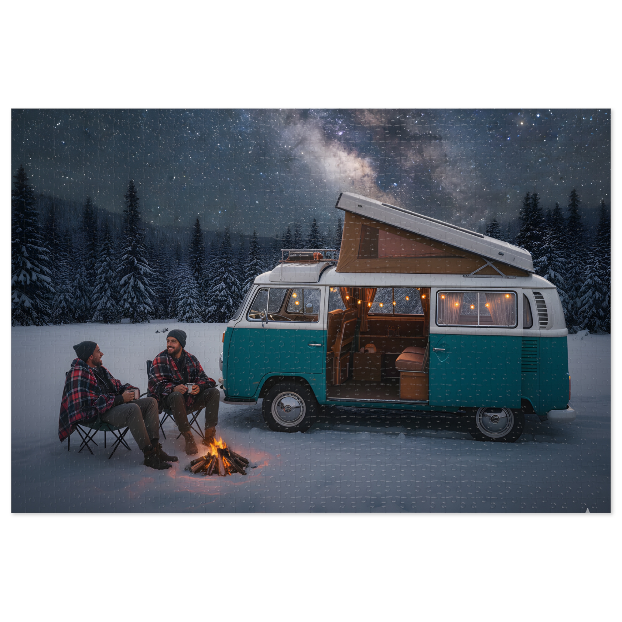 17607887159510737288_2048.jpeg Jigsaw Puzzle with Tin — Van Life Night Sky