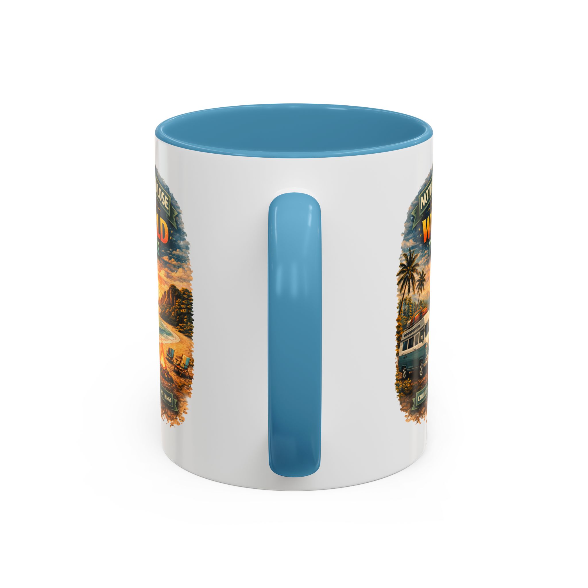 Accent Coffee Mug (11, 15oz) — "Nothing To Lose" Design Scenic-Line