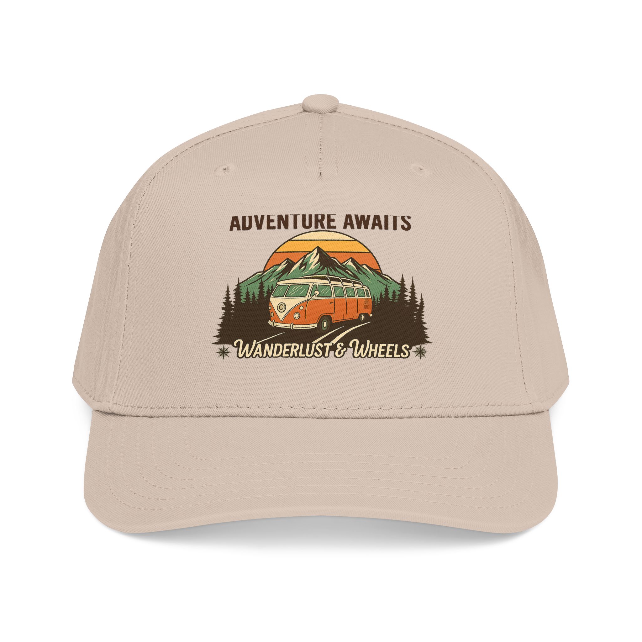 Baseball Cap - "Home Is Where You Adventure Awaits" Mid Profile Baseball Cap