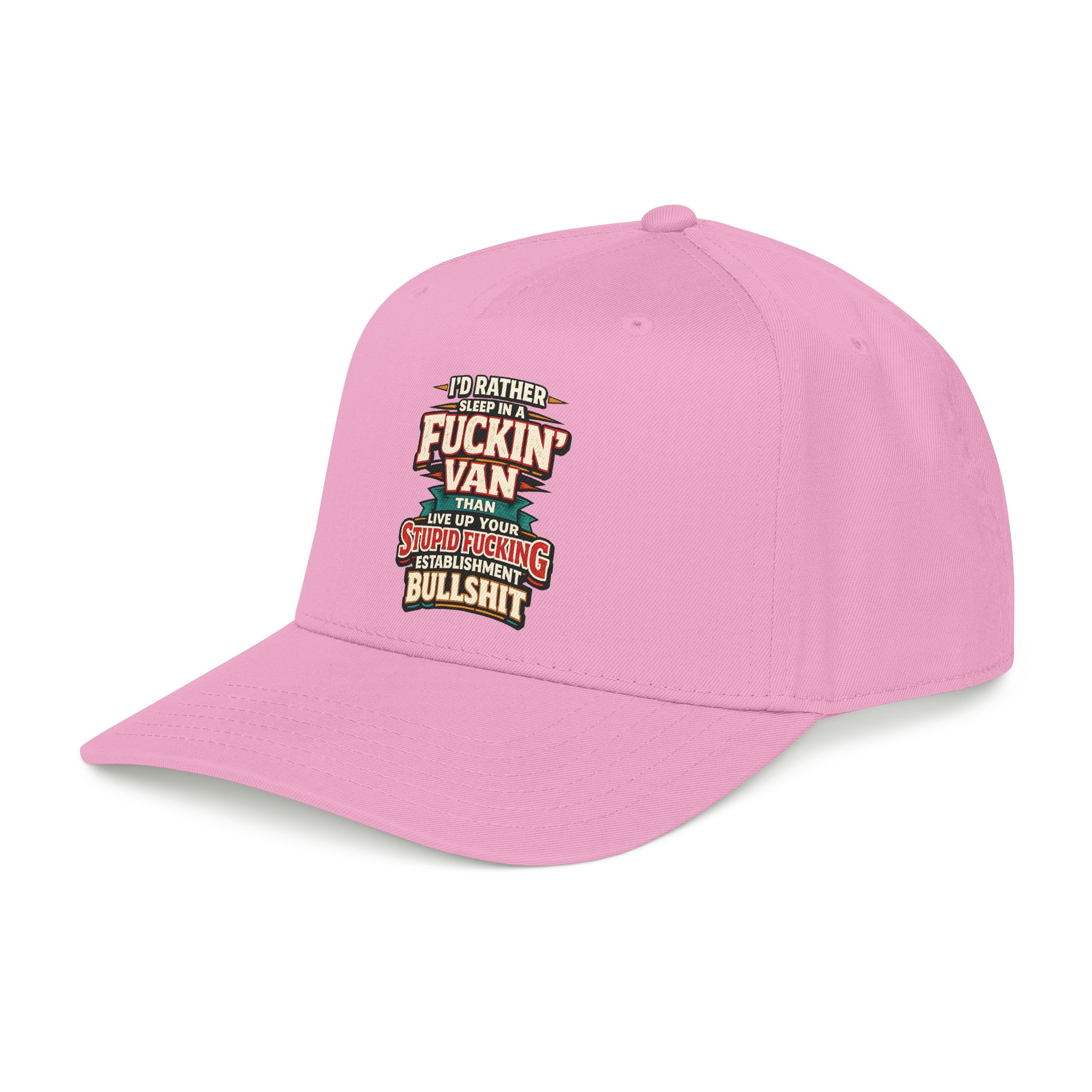 Baseball Cap - "I´d Rather Sleep in A Fucking Van" Design F**K-Line