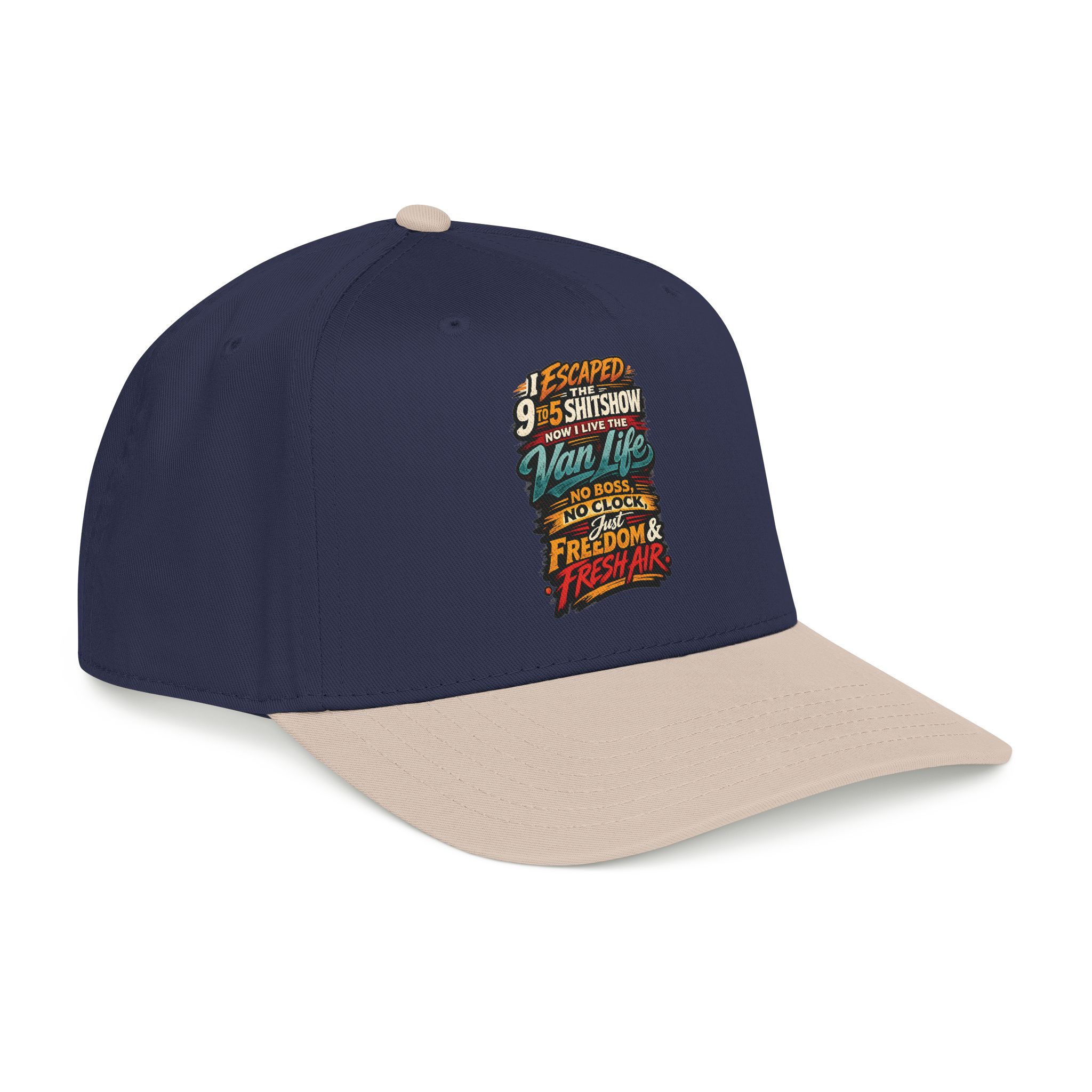 Baseball Cap - "I Escaped The 9 To 5" Design F**K-Line