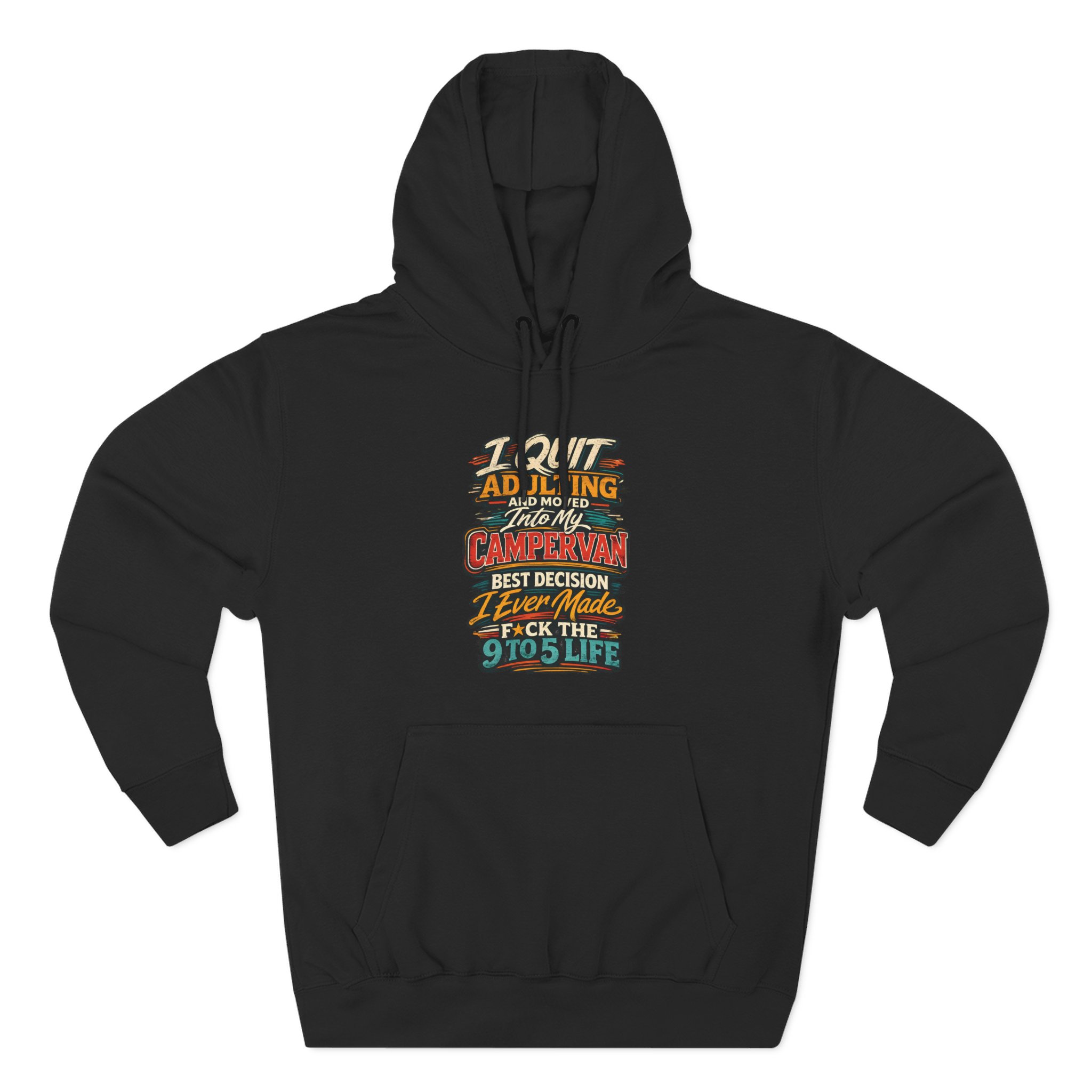 17671312595937706842_2048.jpeg Three-Panel Fleece Hoodie - "I Quit Adulting" Design F**K-Line