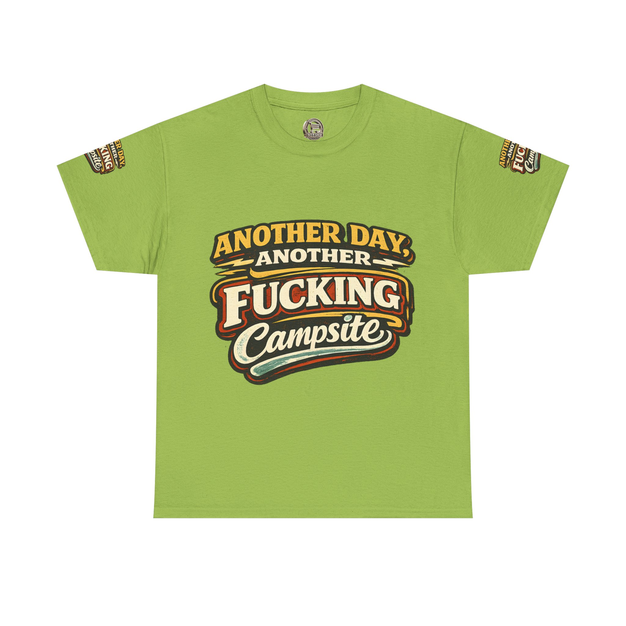 Unisex Heavy Cotton Tee — "Another Day" Design F**K-Line