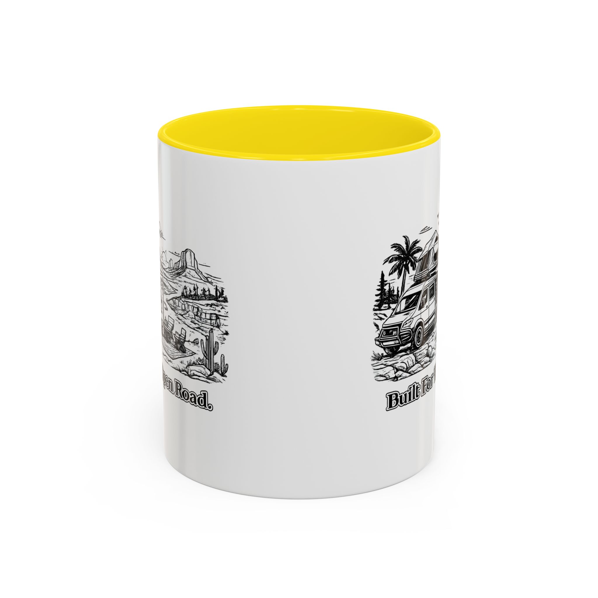 17696103467791121407_2048.jpeg Accent Coffee Mug (11, 15oz) — "Built For The Open Road" Design Minimal-Line