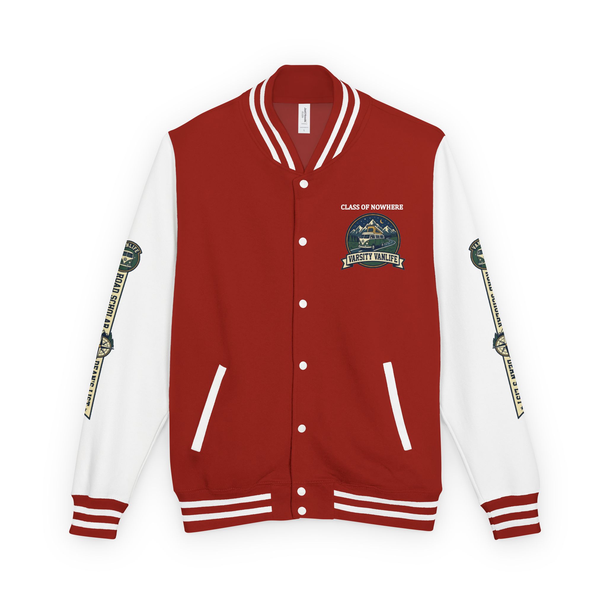 17707767218289151561_2048-1.jpeg Unisex Heavyweight Letterman Jacket (Awdis) —"Adventure Academy" Road Trip Team Varsity Jacket
