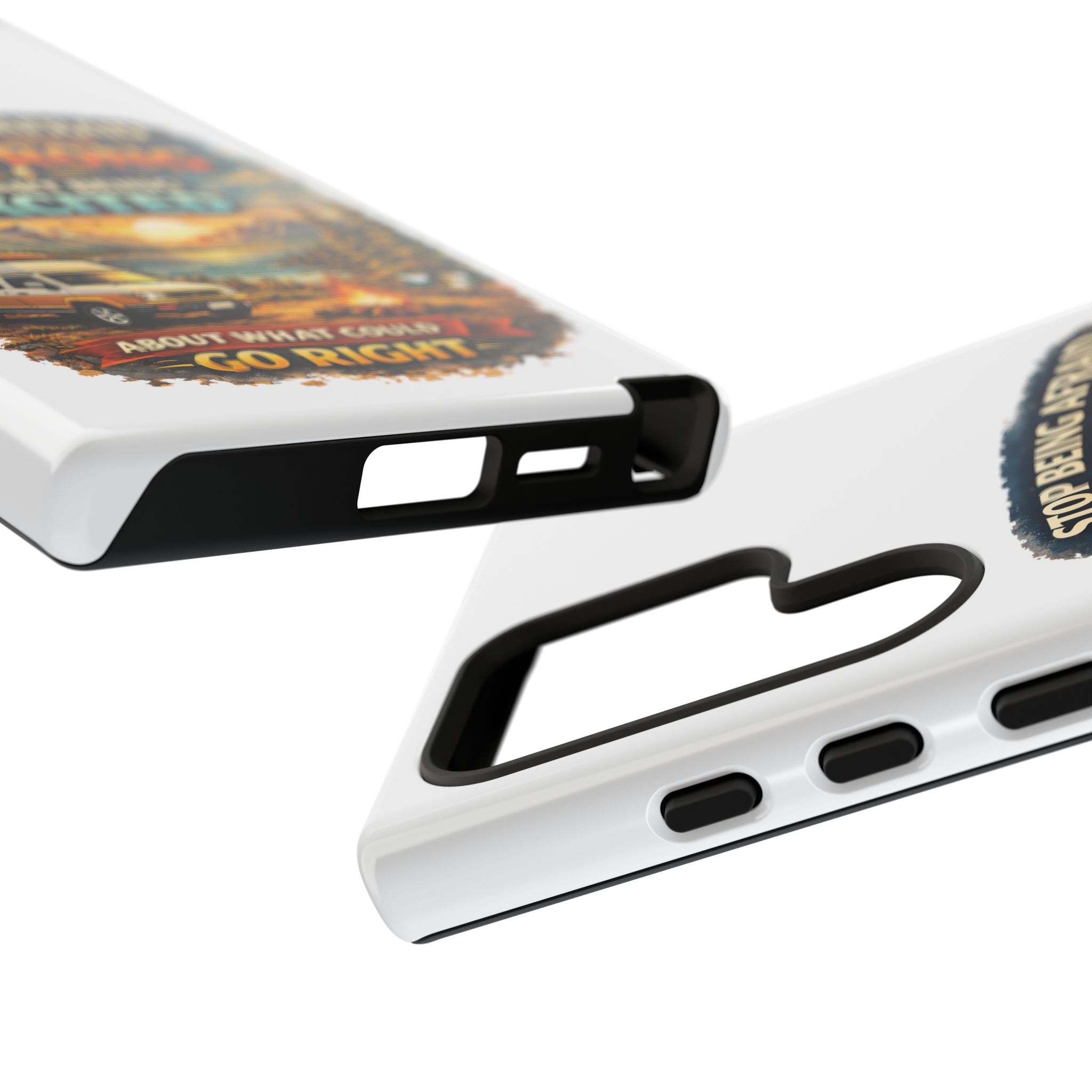 Phone Case — "Stop Being Afraid" (Design Scenic-Line)