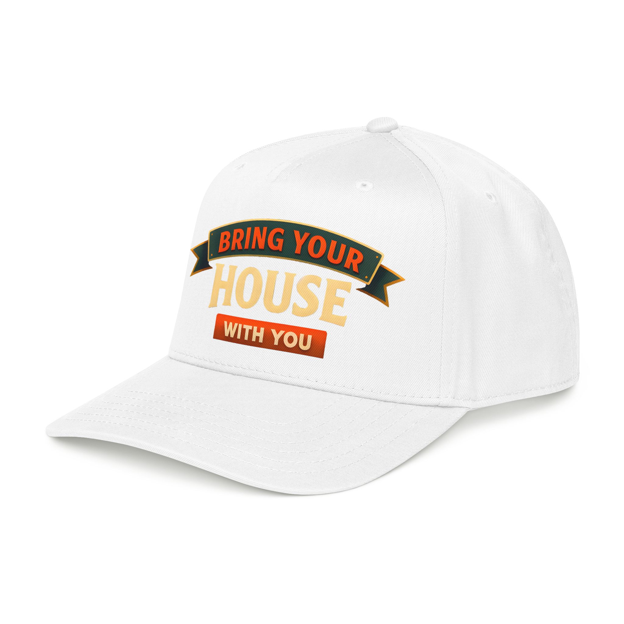 Baseball Cap - "Bring Your House With You" Design Scenic-Line