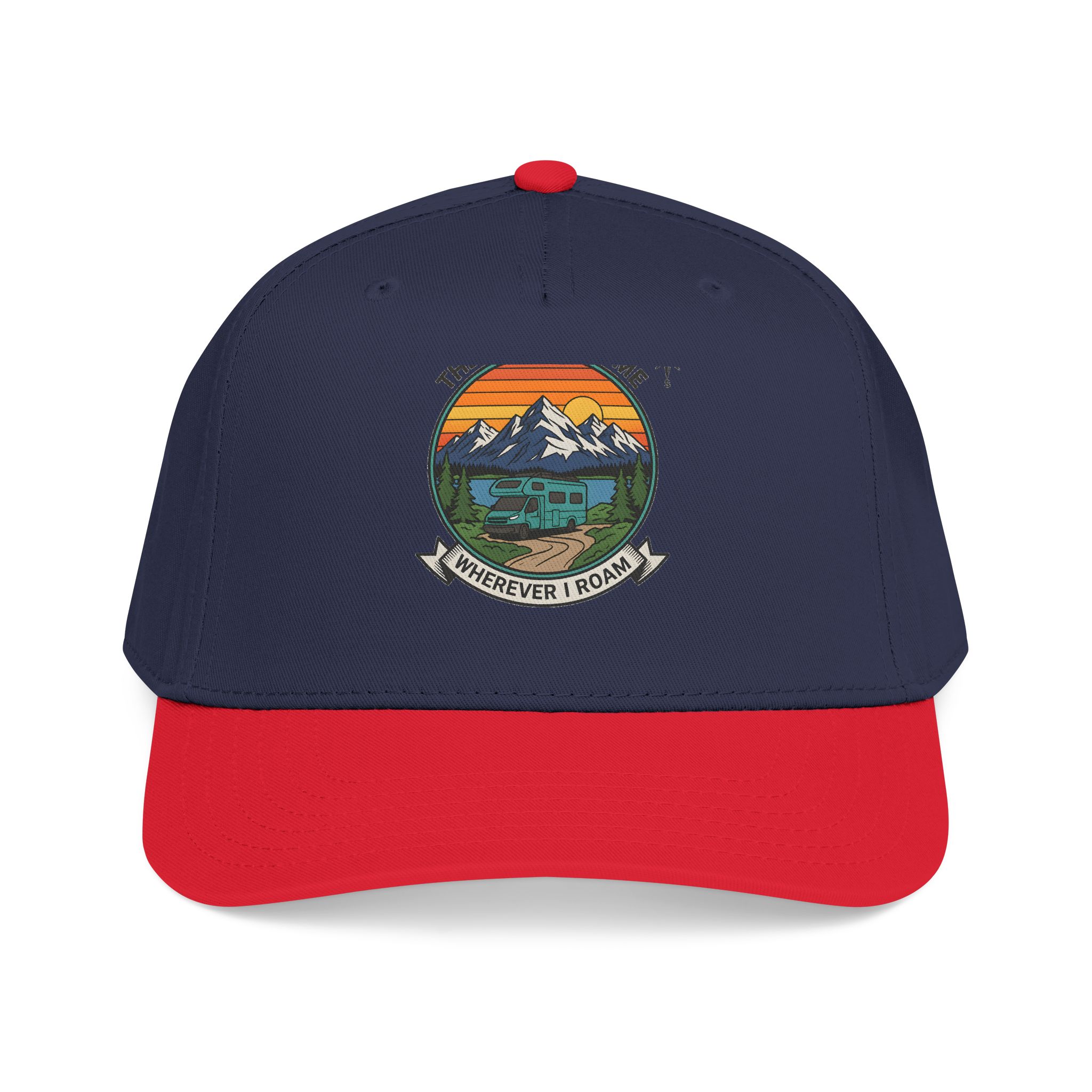 Baseball Cap — "The Road Is Home, Wherever I Roam"