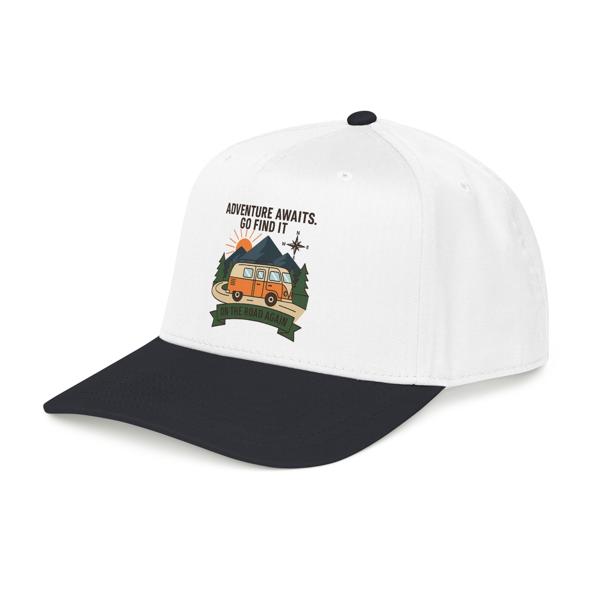 Baseball Cap - "Adventure Awaits" Outdoor Travel Hat