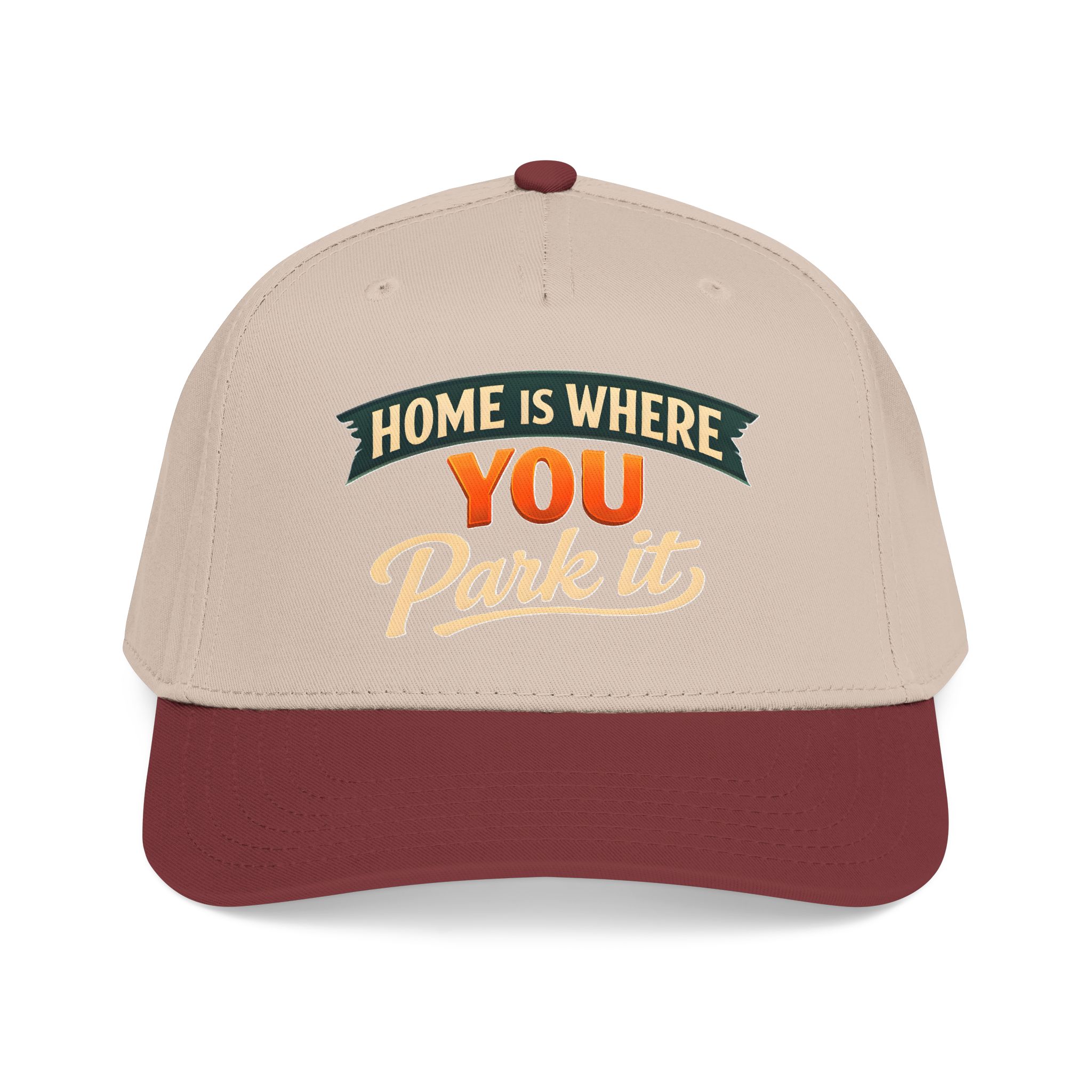 Baseball Cap - "Home Is where You Park It" Design Scenic-Line