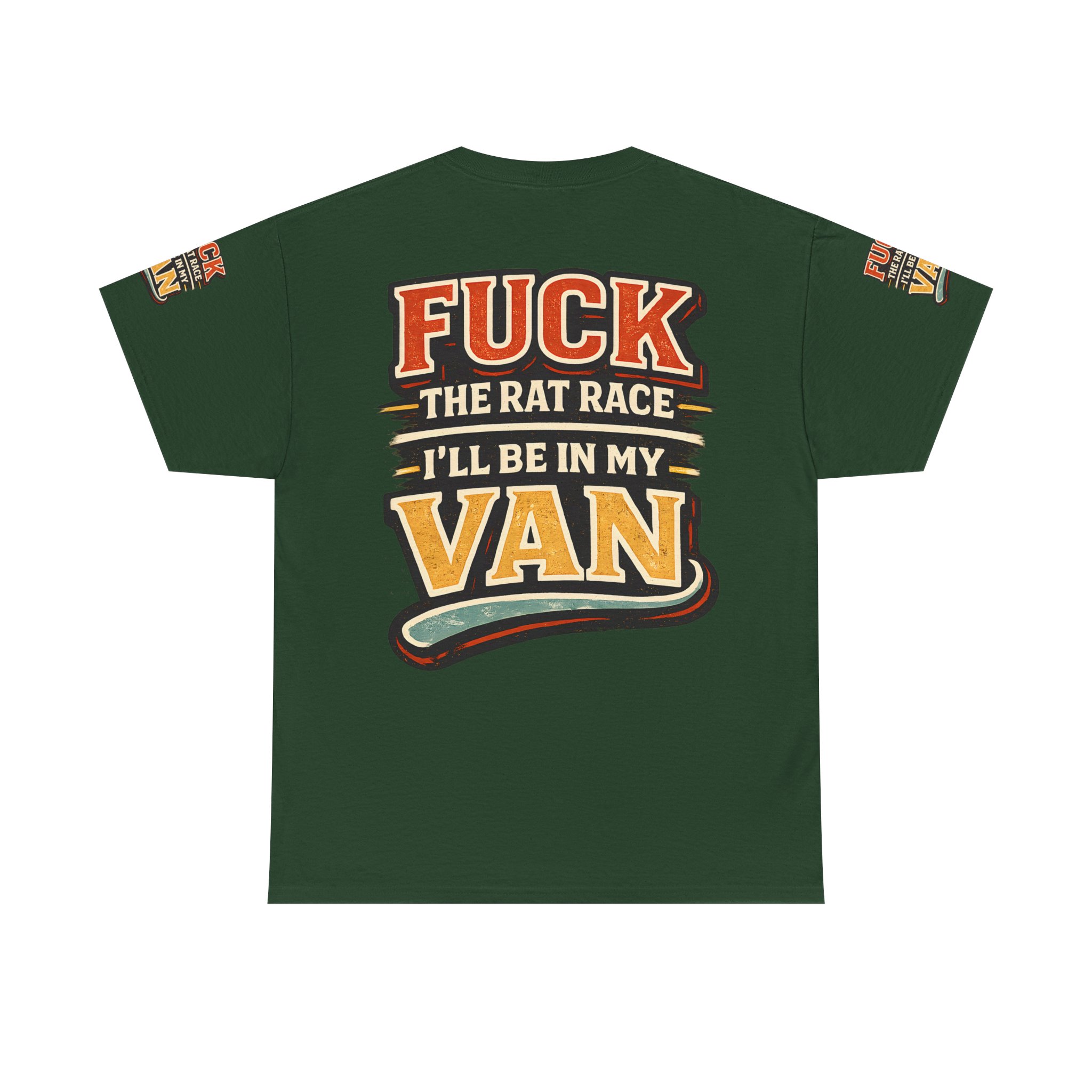 17751529853536986843_2048.jpeg Unisex Heavy Cotton Tee — "Fuck The Rat Race" Design F**K-Line
