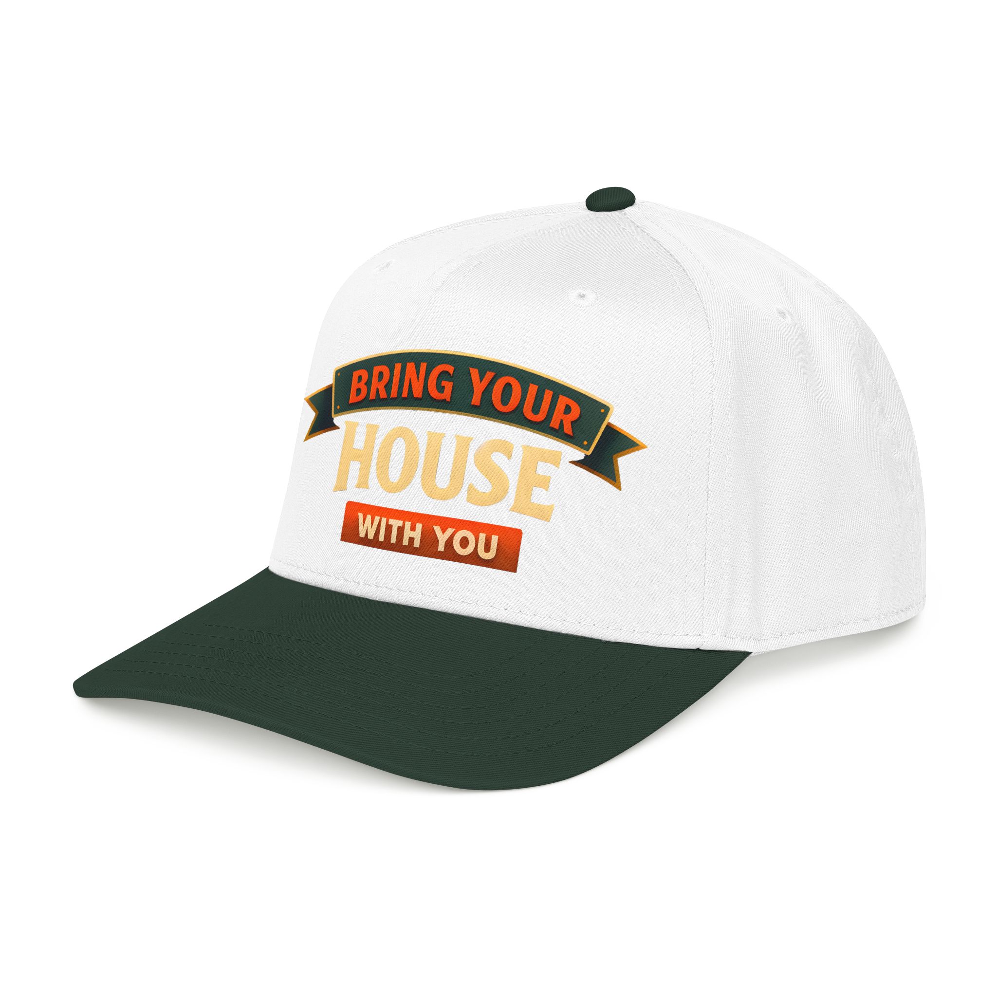Baseball Cap - "Bring Your House With You" Design Scenic-Line