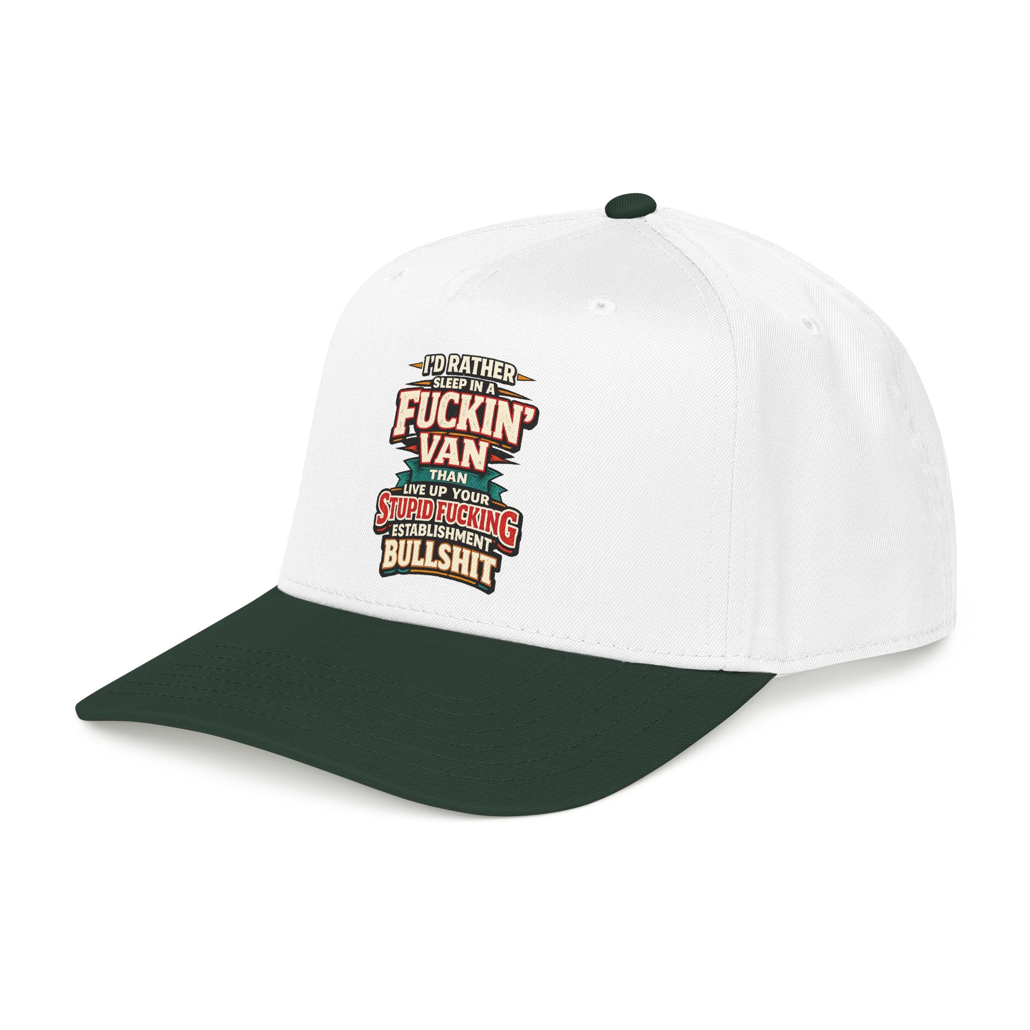 Baseball Cap - "I´d Rather Sleep in A Fucking Van" Design F**K-Line