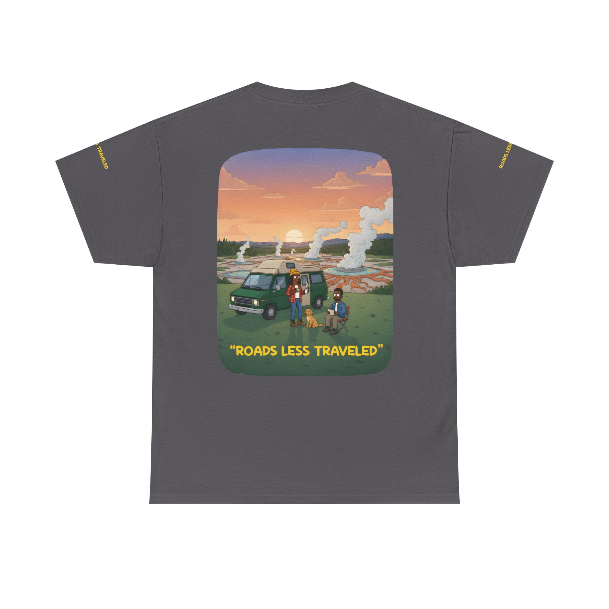 17782715969256371389_2048.jpeg Unisex Heavy Cotton Tee — "Roads Less Traveled" Design Sitcom-Line