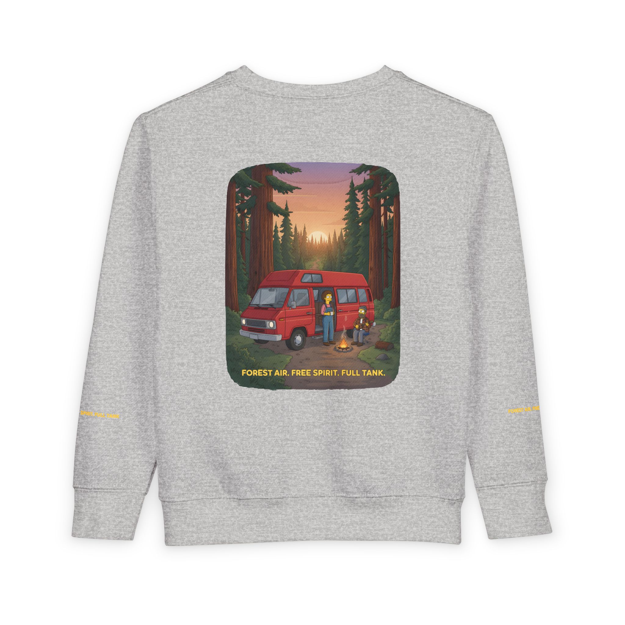 17788086476878532383_2048-1.jpeg Toddler Sweatshirt - "Forest Air Free Spirit Full Tank" (Design Sitcom-Line)