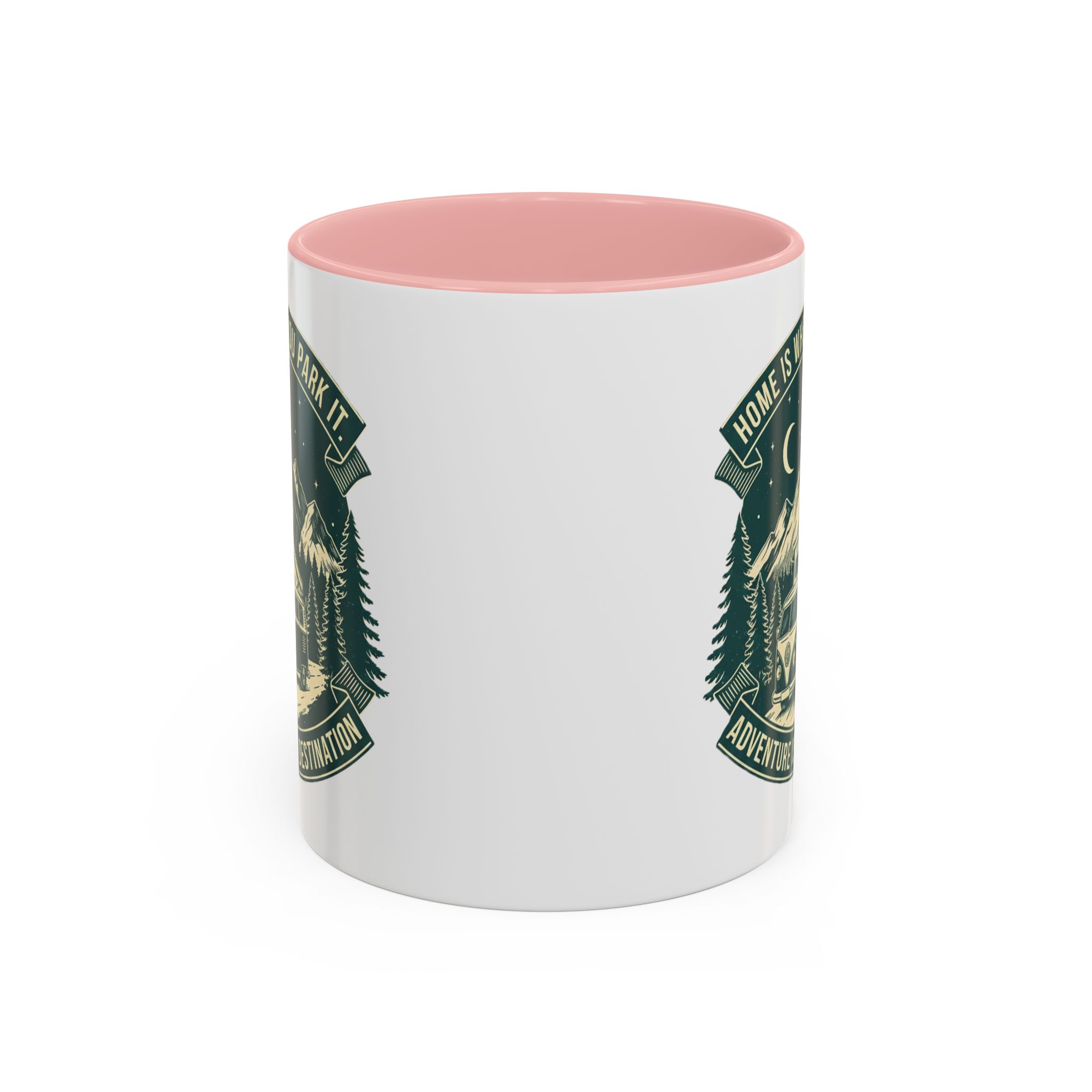 Coffee Mug — "Home Is Where You Park It-Adventure is the destination"  (11/15oz) (Both sides printed)