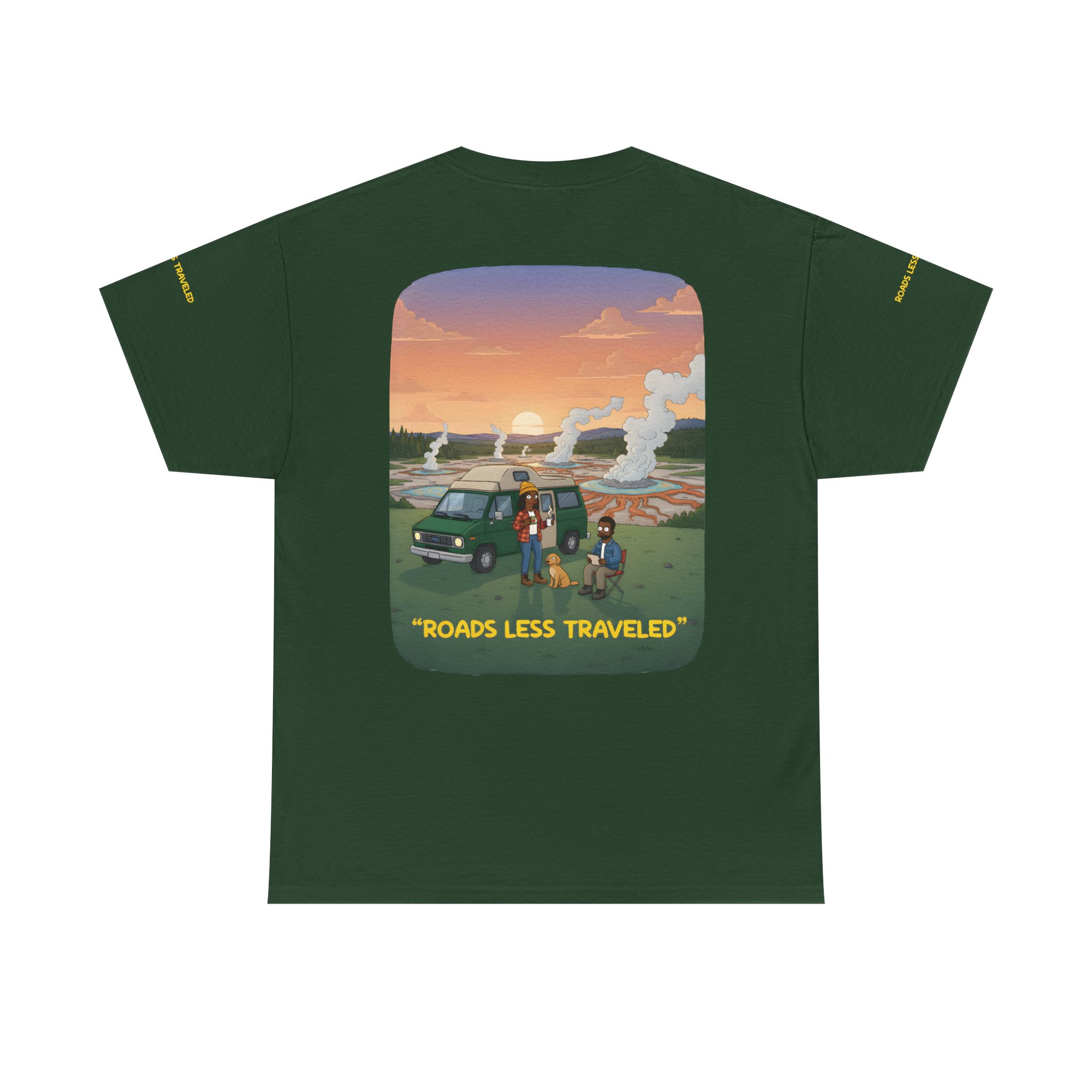 17792742752133326877_2048.jpeg Unisex Heavy Cotton Tee — "Roads Less Traveled" Design Sitcom-Line