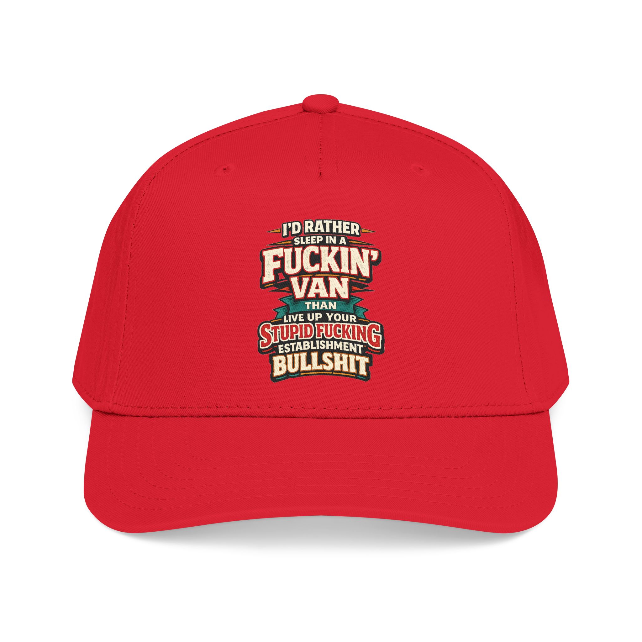 Baseball Cap - "I´d Rather Sleep in A Fucking Van" Design F**K-Line