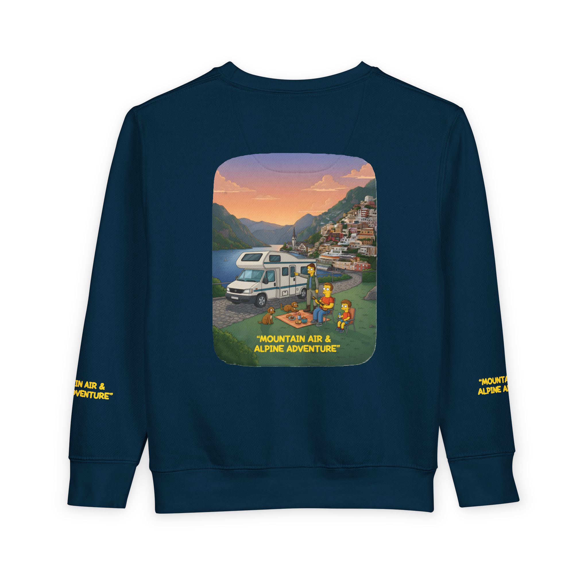 Toddler Sweatshirt - "Mountain Air-Alpine Adventure" (Design Sitcom-Line)