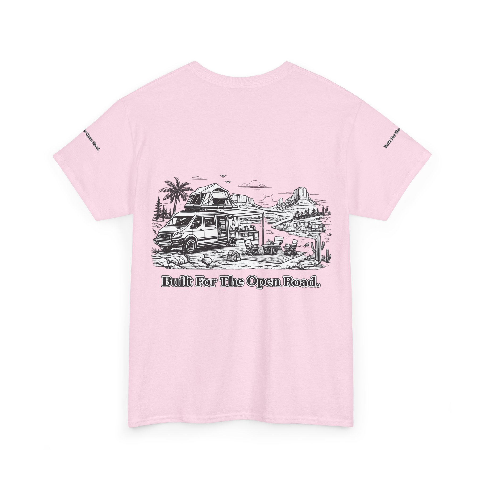 17824142379697216163_2048.jpeg Unisex Heavy Cotton Tee — "Built For The Open Road" Design Minimal-Line