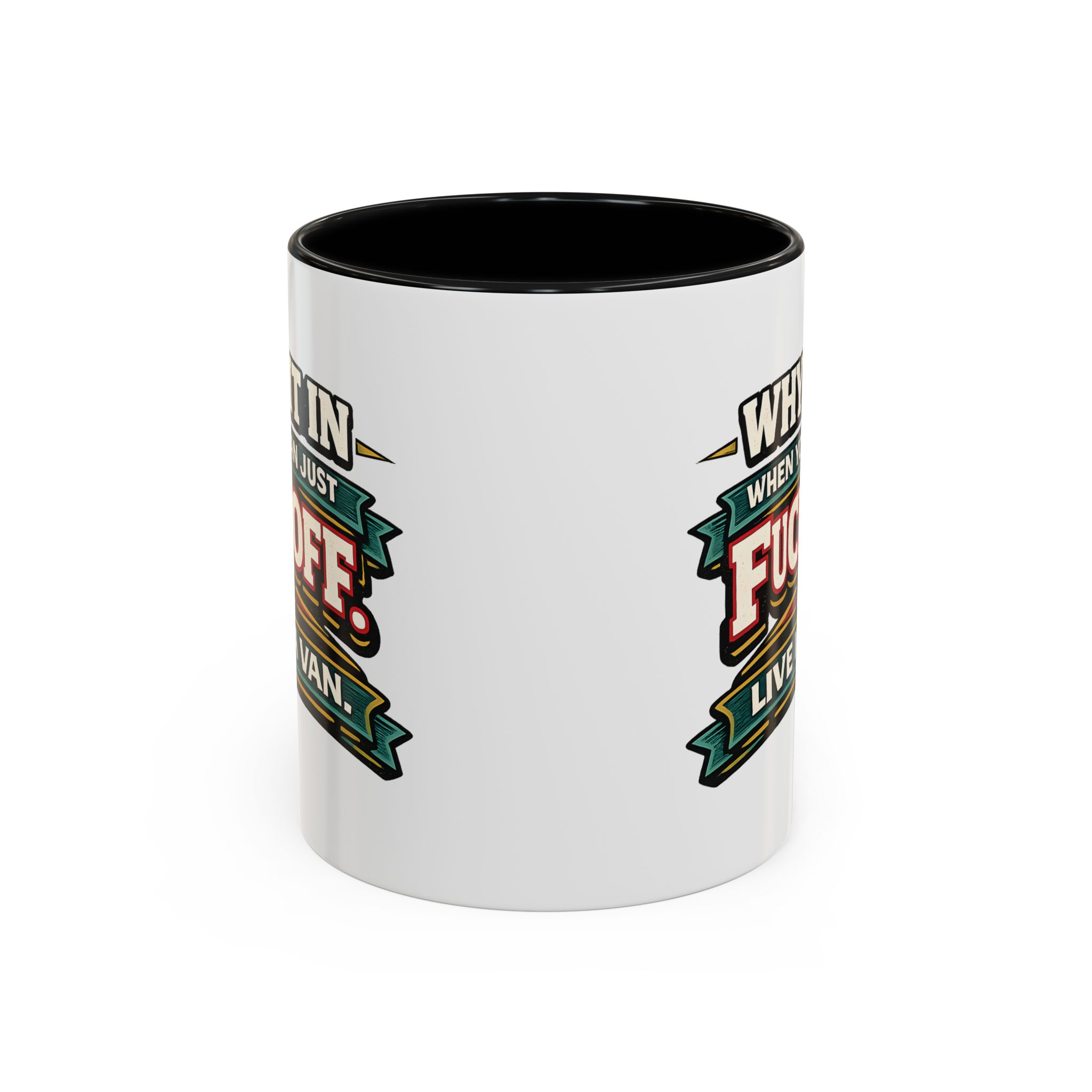 17824538730513965400_2048.jpeg Accent Coffee Mug (11, 15oz) — "Why Fit In" Design F**K-Line