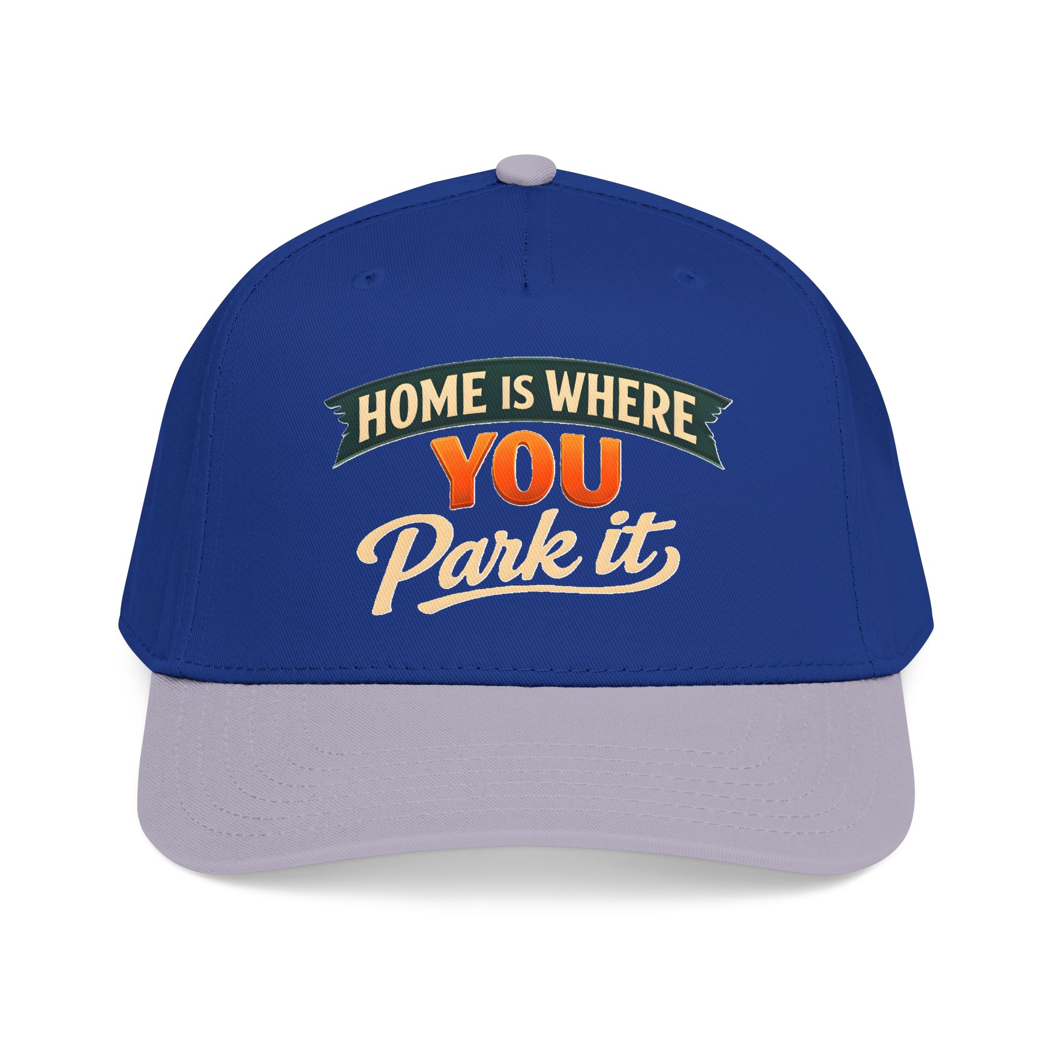 Baseball Cap - "Home Is where You Park It" Design Scenic-Line