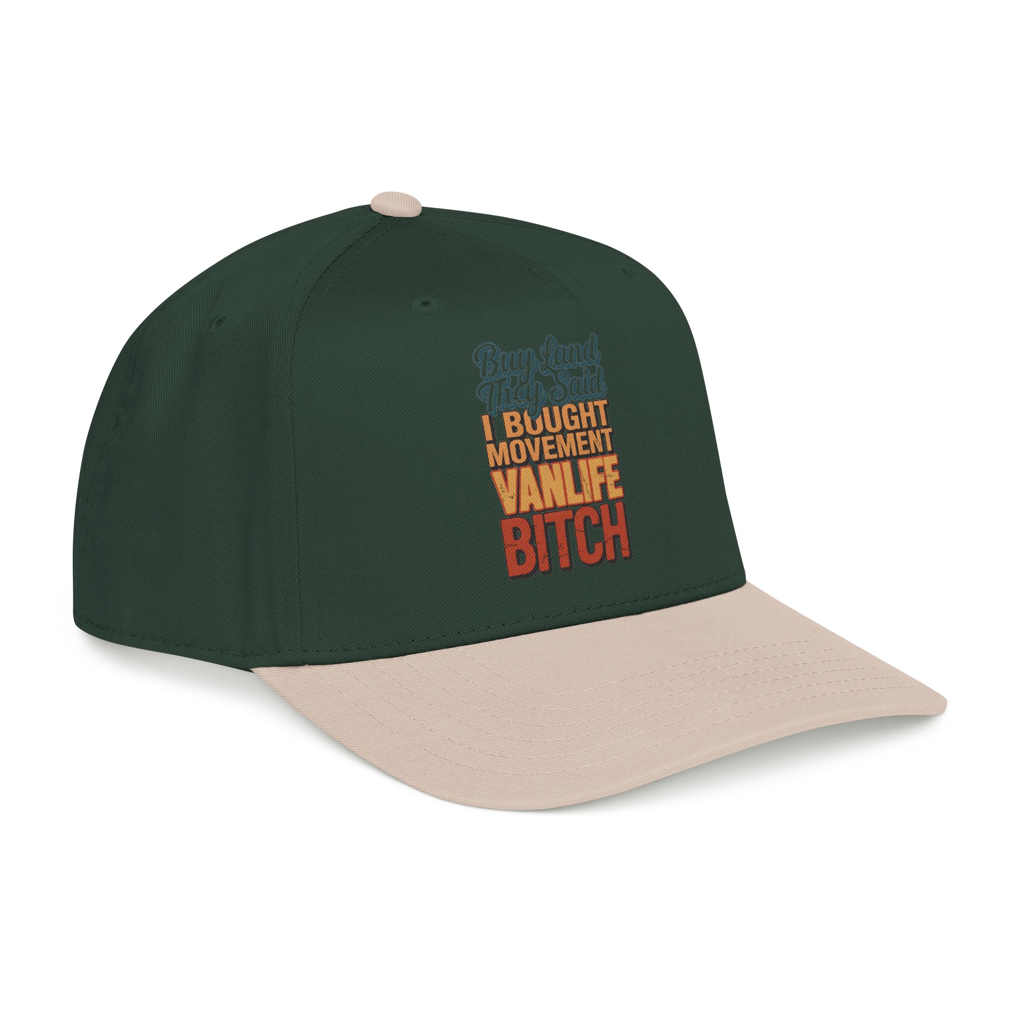 Baseball Cap - "Buy Land They Said" Design F**K-Line