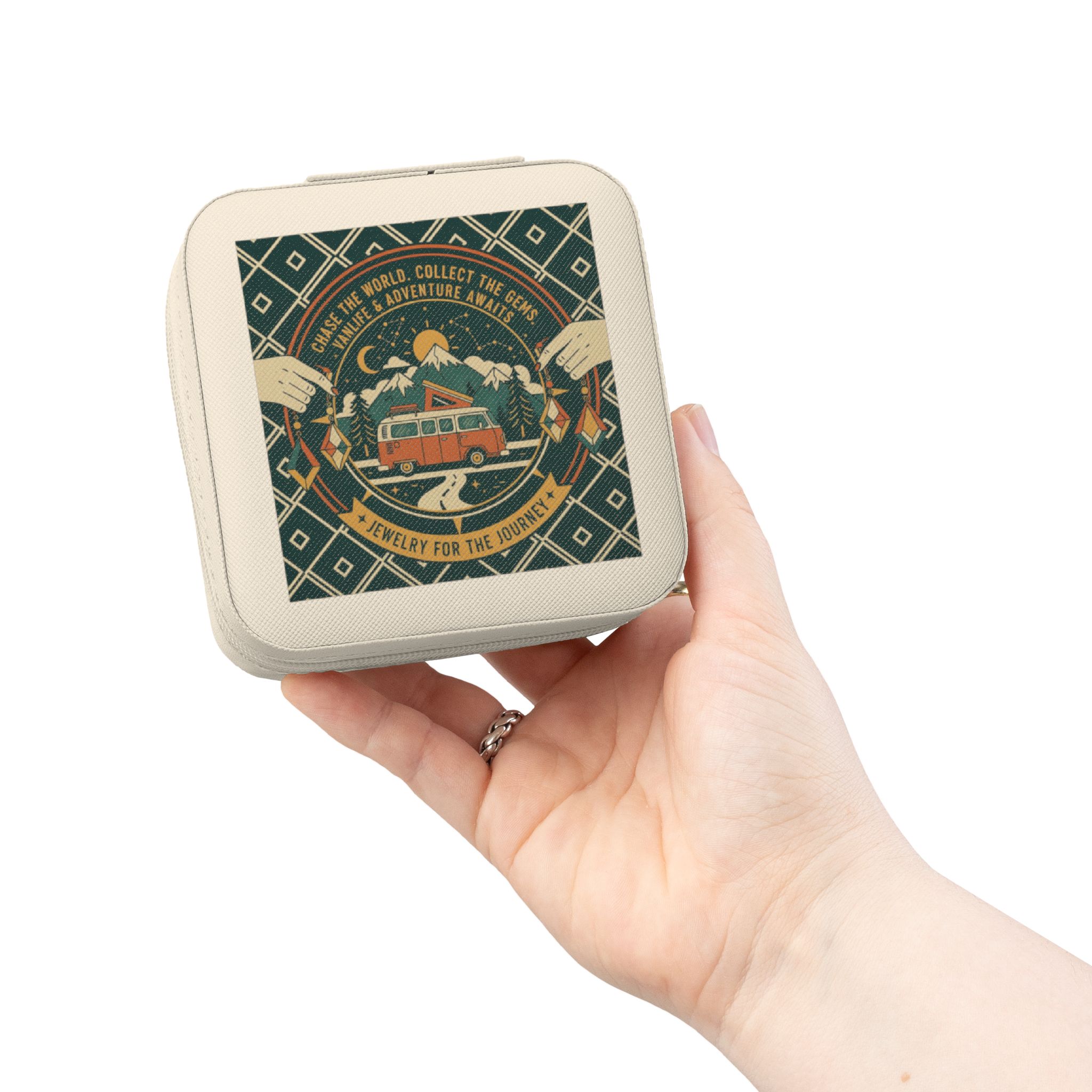 Jewelry Travel Case – Compact Organizer for Rings, Necklaces & Earrings