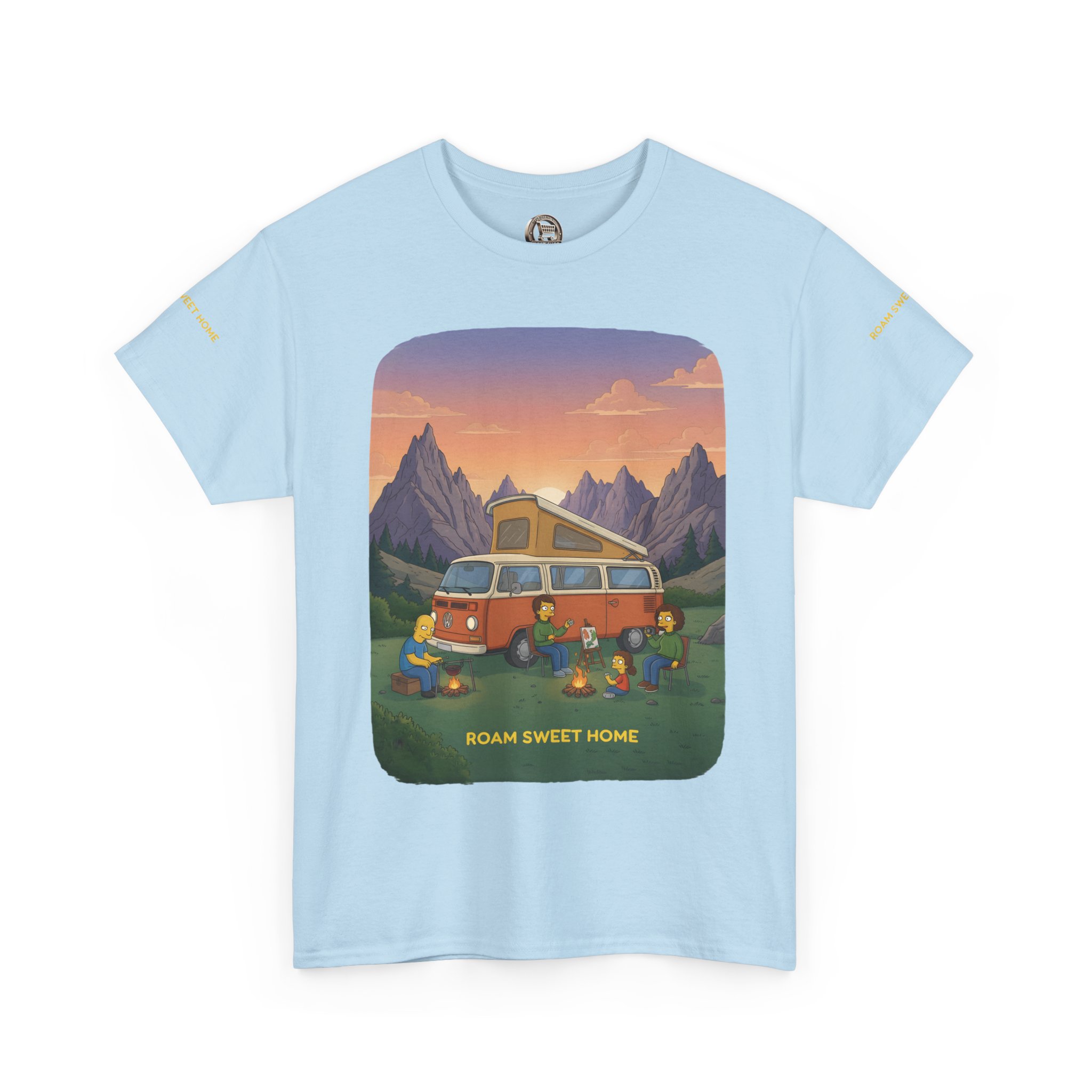 Unisex Heavy Cotton Tee — "Roam Sweet Home" Design Sitcom-Line