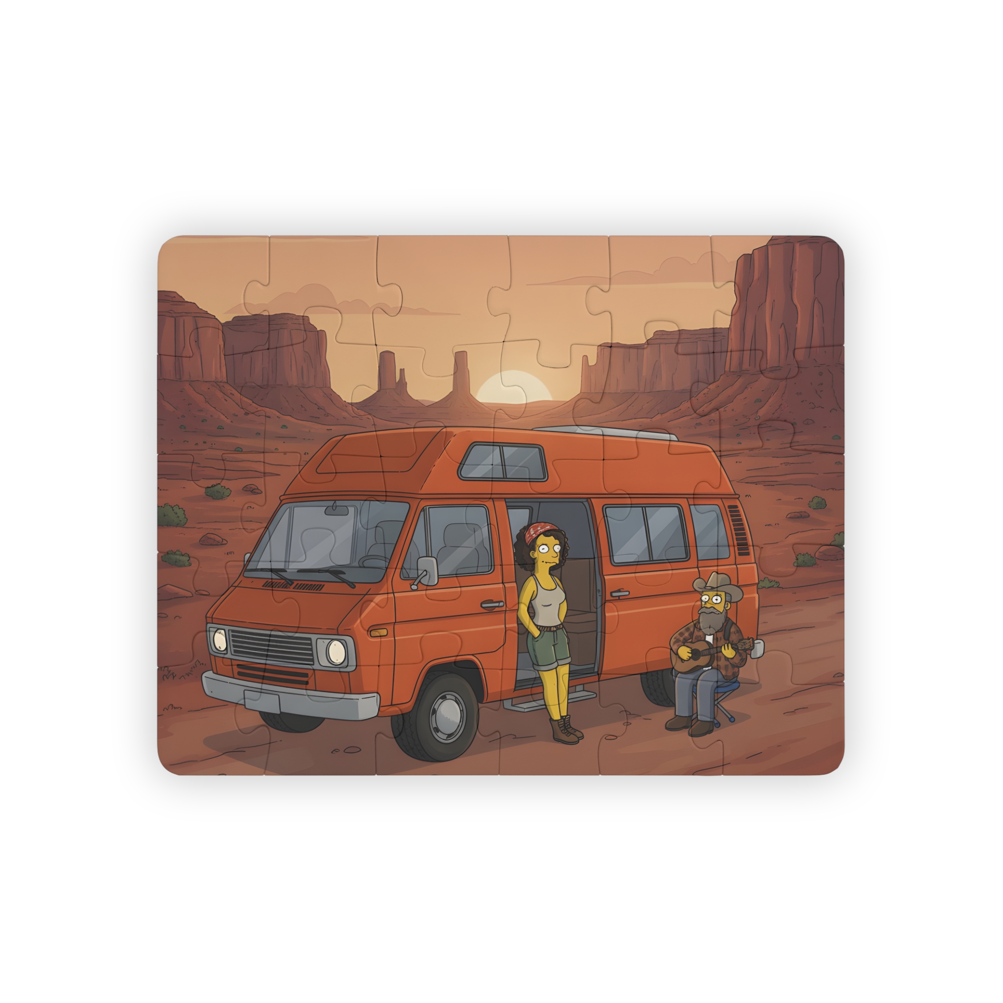 1788144187029537381_2048.jpeg Kids' 30‑Piece Camping Puzzle — Retro Camper Van Desert Scene