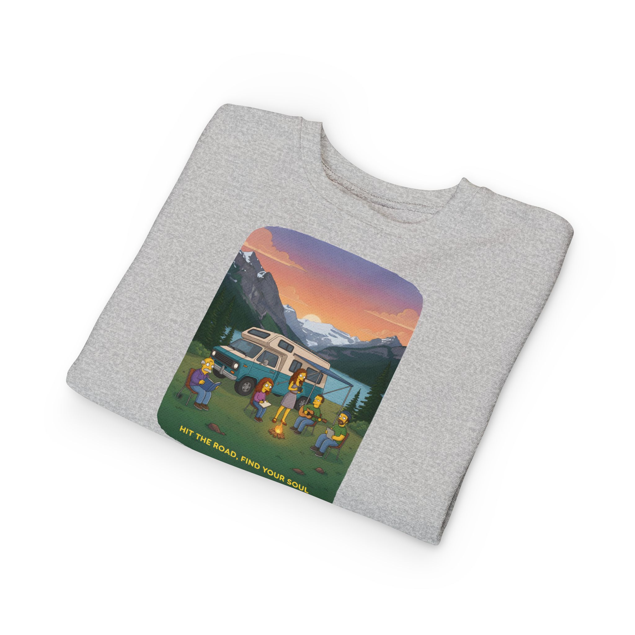 Toddler Sweatshirt - "Hit The Road-Find Your Soul" (Design Sitcom-Line)