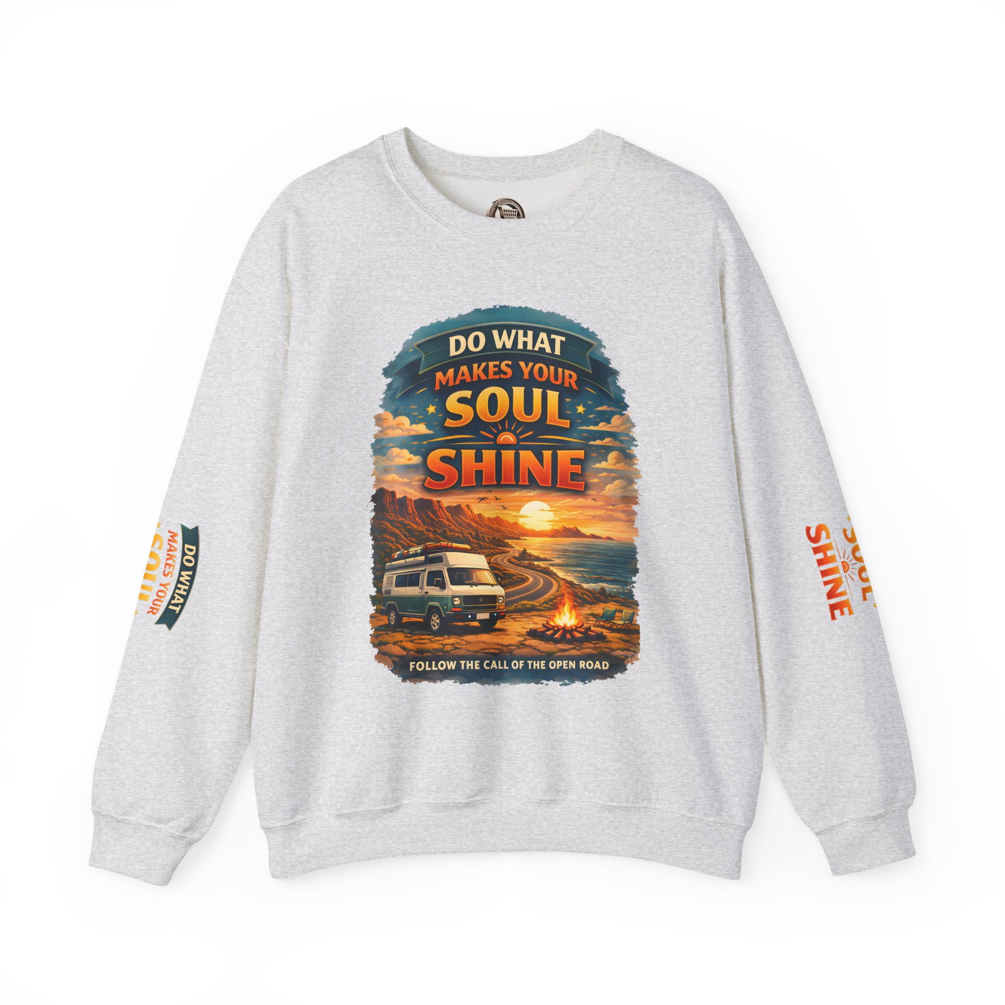 Unisex Heavy Blend™ Crewneck Sweatshirt — "Do What Makes Your Soul Shine" Design Scenic-Line