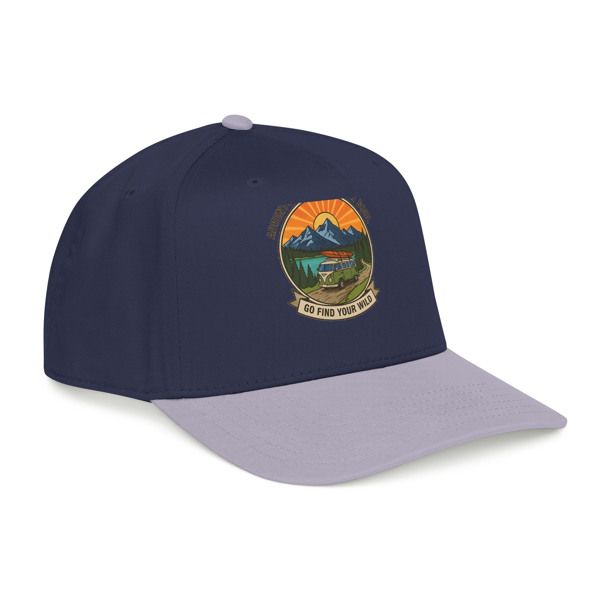 Baseball Cap — "Go Find Your Wild" Outdoor Patch