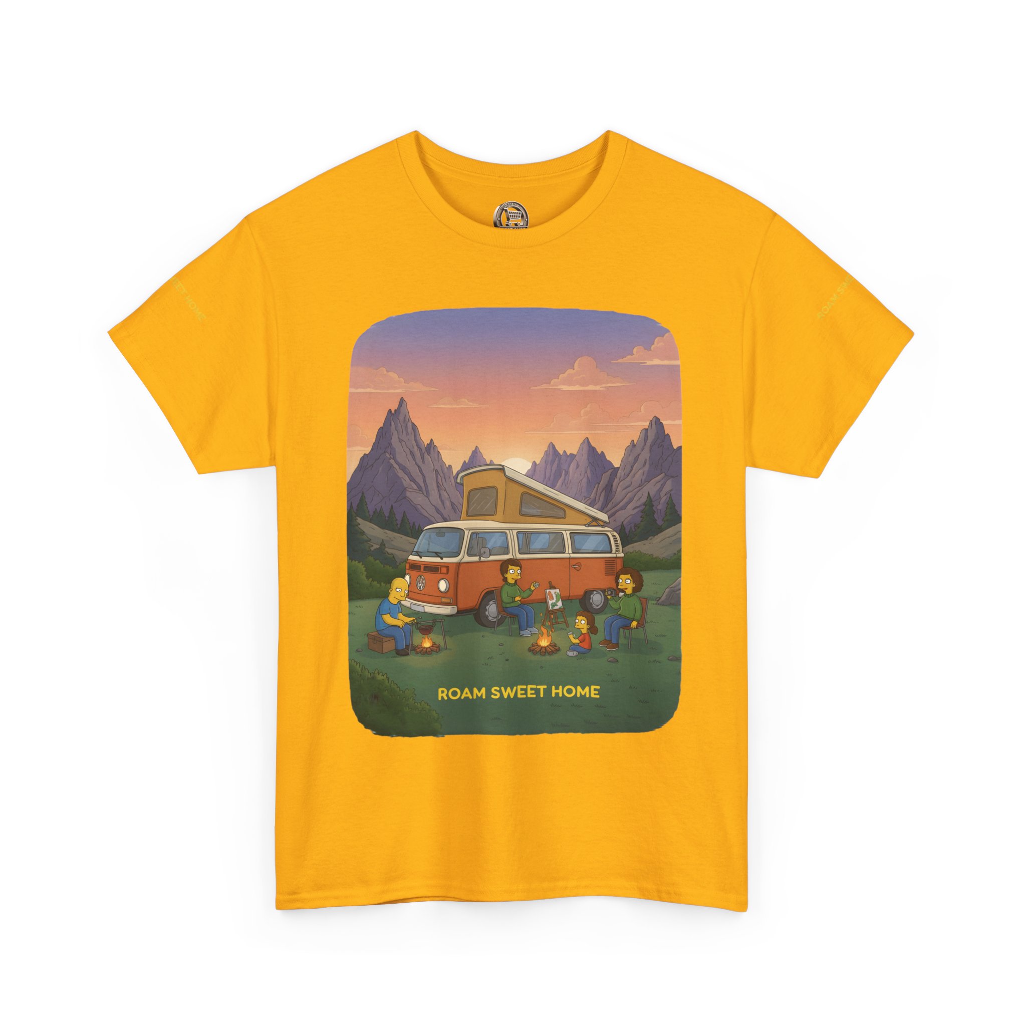 Unisex Heavy Cotton Tee — "Roam Sweet Home" Design Sitcom-Line