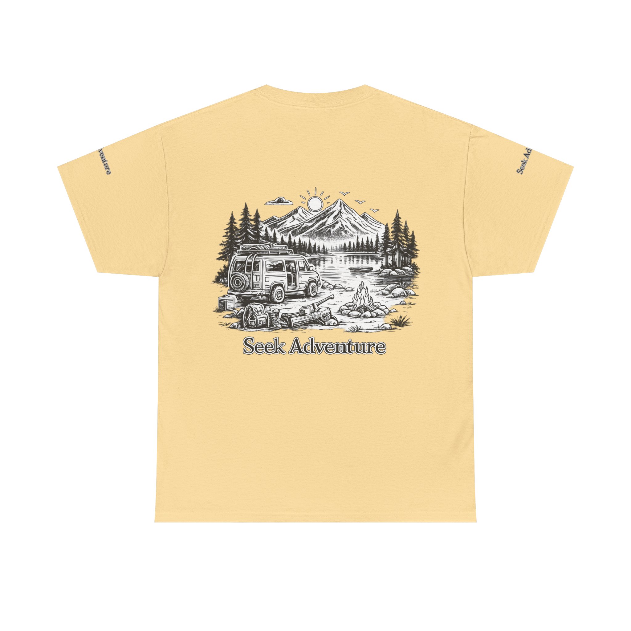 17913227809275162563_2048.jpeg Unisex Heavy Cotton Tee — "Seek Adventure" Design Minimal-Line