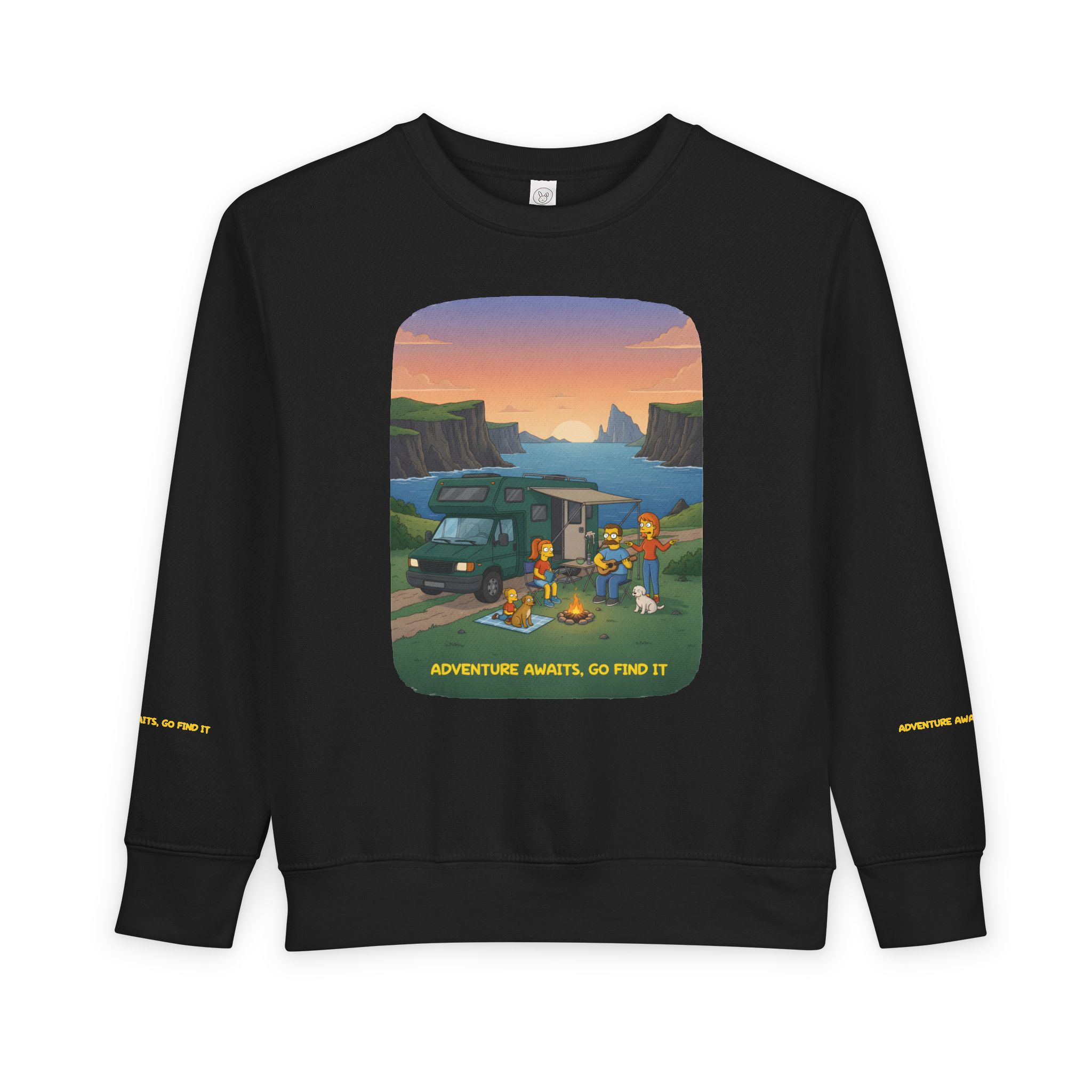 17920976312041807579_2048-1.jpeg Toddler Sweatshirt - "Adventure Awaits-Go Find It" (Design Sitcom-Line)