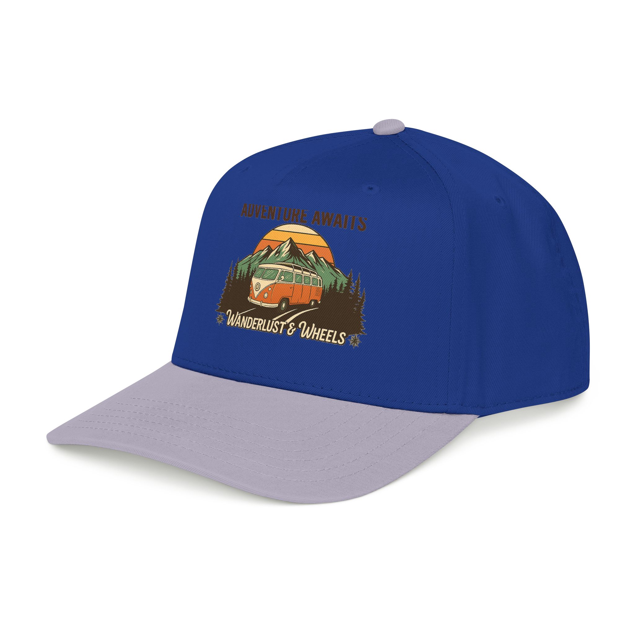 Baseball Cap - "Home Is Where You Adventure Awaits" Mid Profile Baseball Cap
