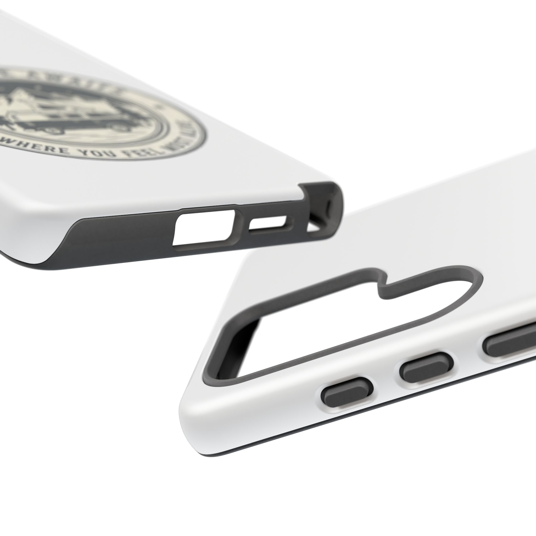 Phone Case — "Adventure Awaits-Go Where You Feel Most Alive" Camper Van Design