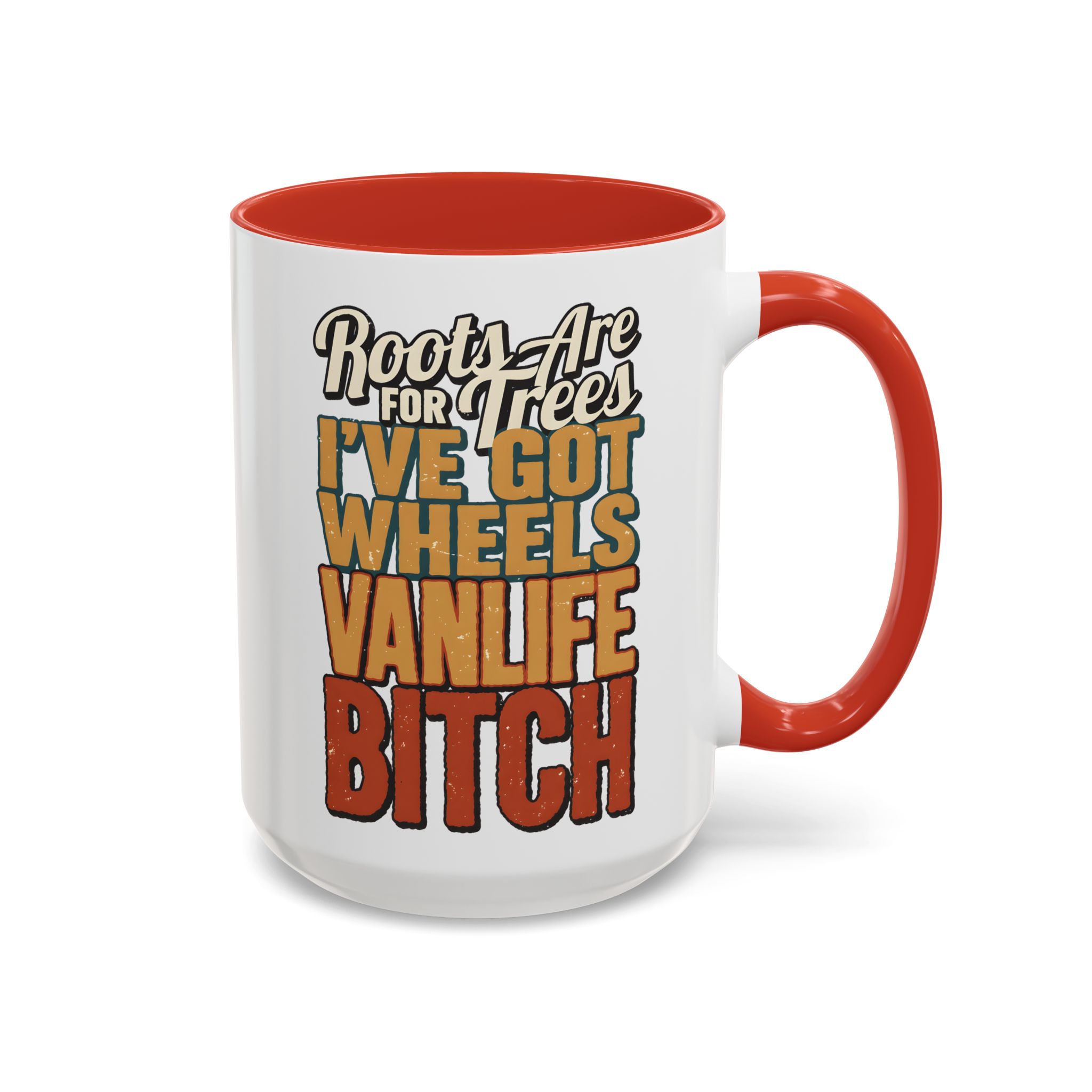 17933629007030746891_2048.jpeg Accent Coffee Mug (11, 15oz) — "Roots Are For Trees" Design F**K-Line