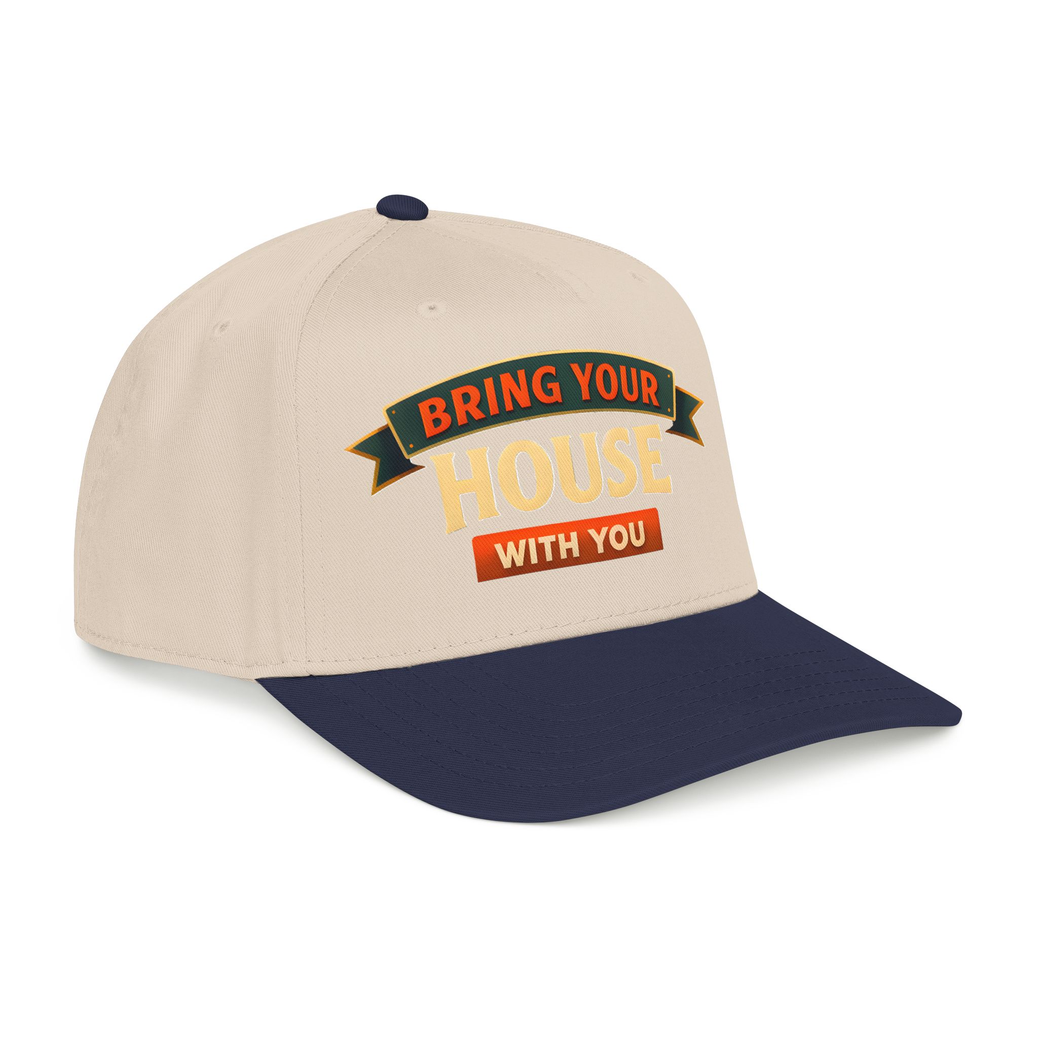 Baseball Cap - "Bring Your House With You" Design Scenic-Line