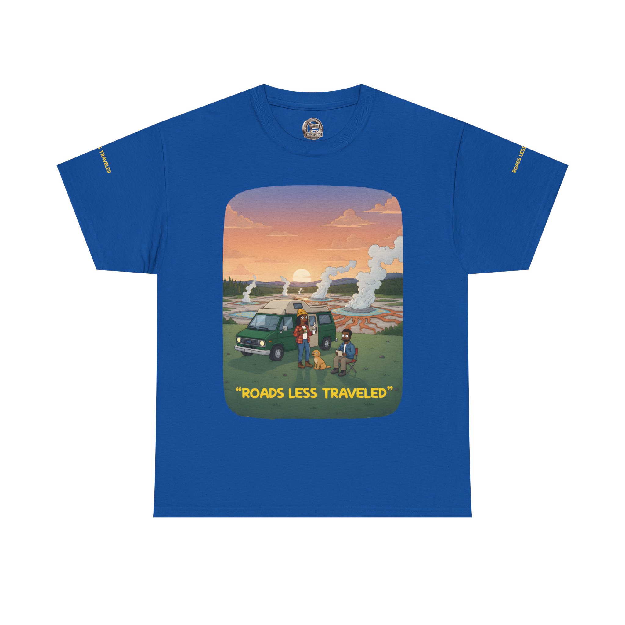 17949565802682469853_2048.jpeg Unisex Heavy Cotton Tee — "Roads Less Traveled" Design Sitcom-Line