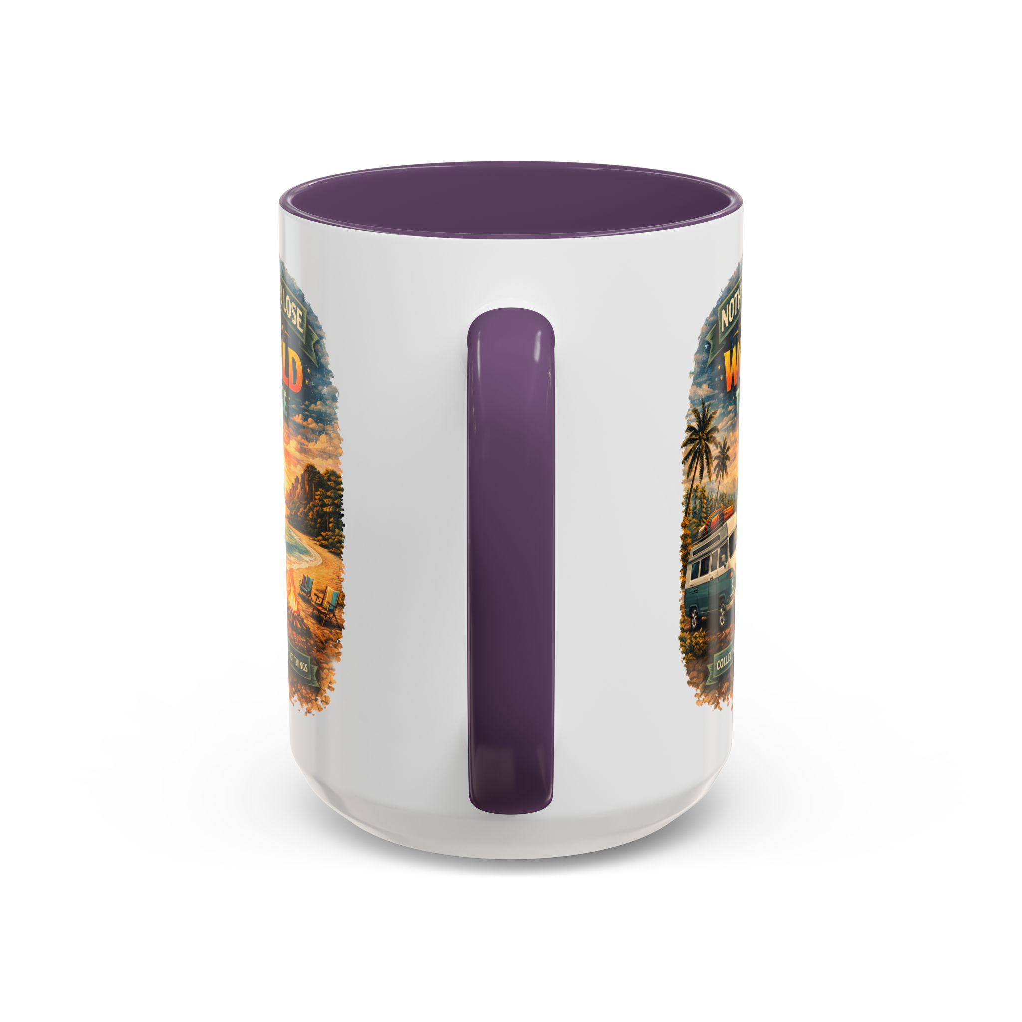 Accent Coffee Mug (11, 15oz) — "Nothing To Lose" Design Scenic-Line
