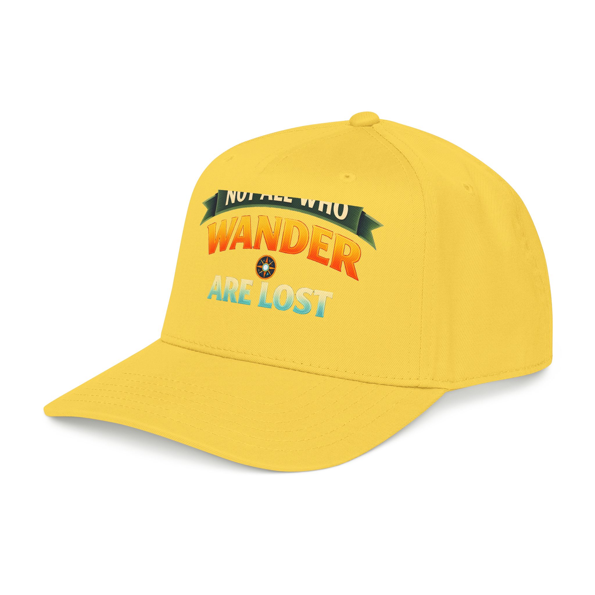 Baseball Cap - "Not All Who Wander Are Lost" Design Scenic-Line