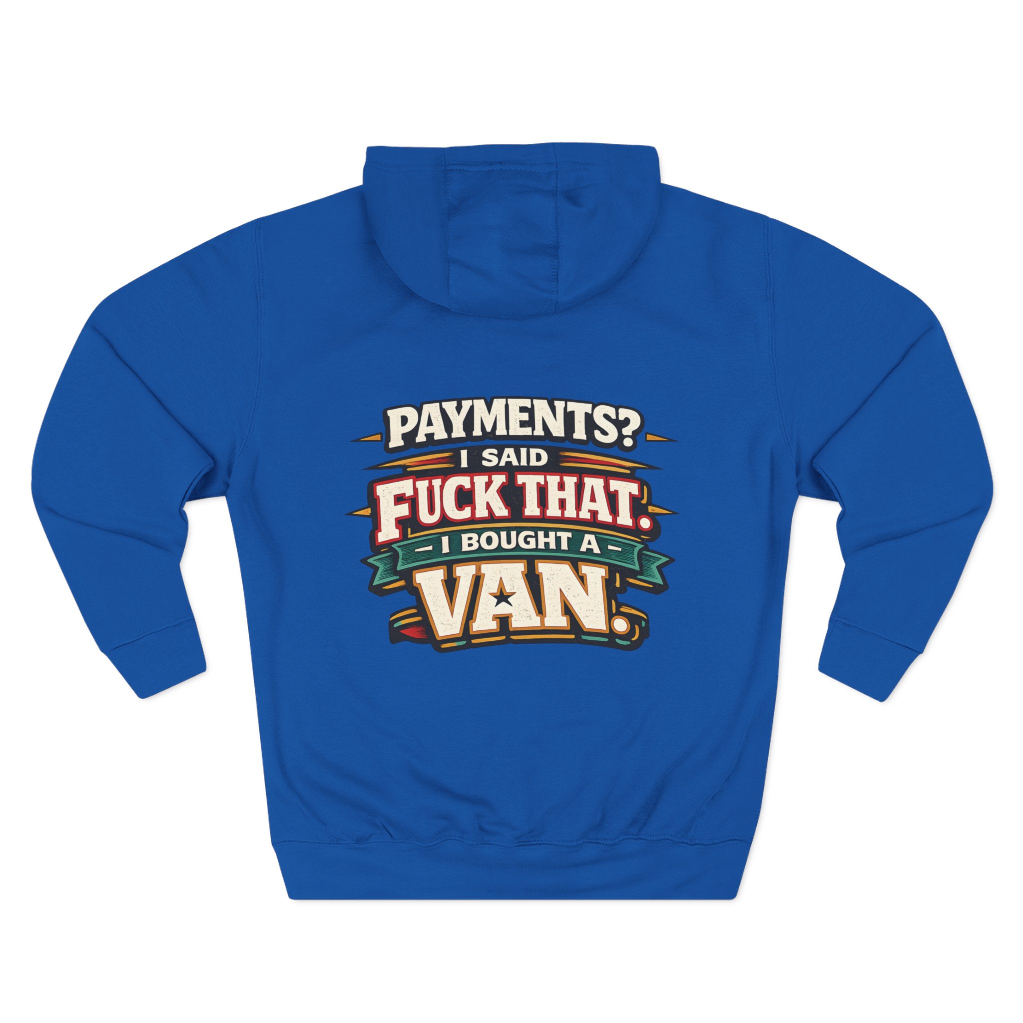 17980035305928232520_2048.jpeg Three-Panel Fleece Hoodie - "Payments?I Said" Design F**K-Line