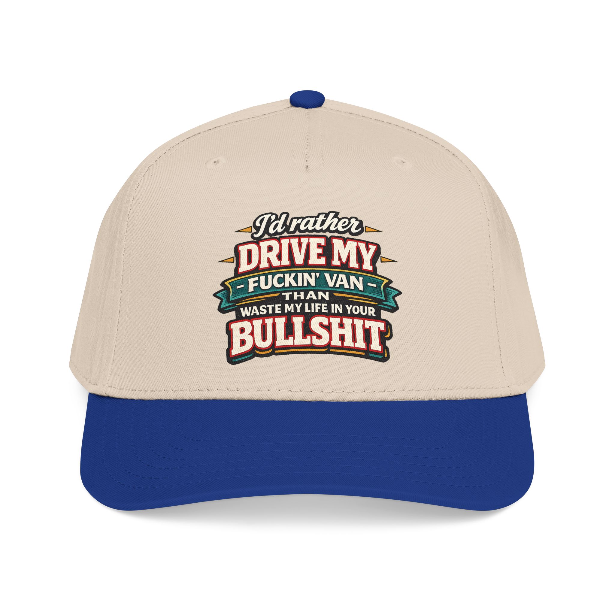 Baseball Cap - "I´d Rather Drive My Fucking Van" Design F**K-Line