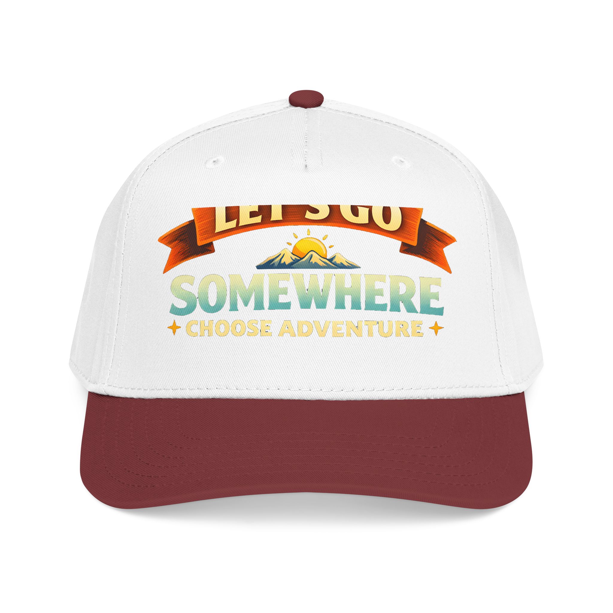 17991089061616280223_2048.jpeg Baseball Cap - "Lets Go Somewhere" Design Scenic-Line
