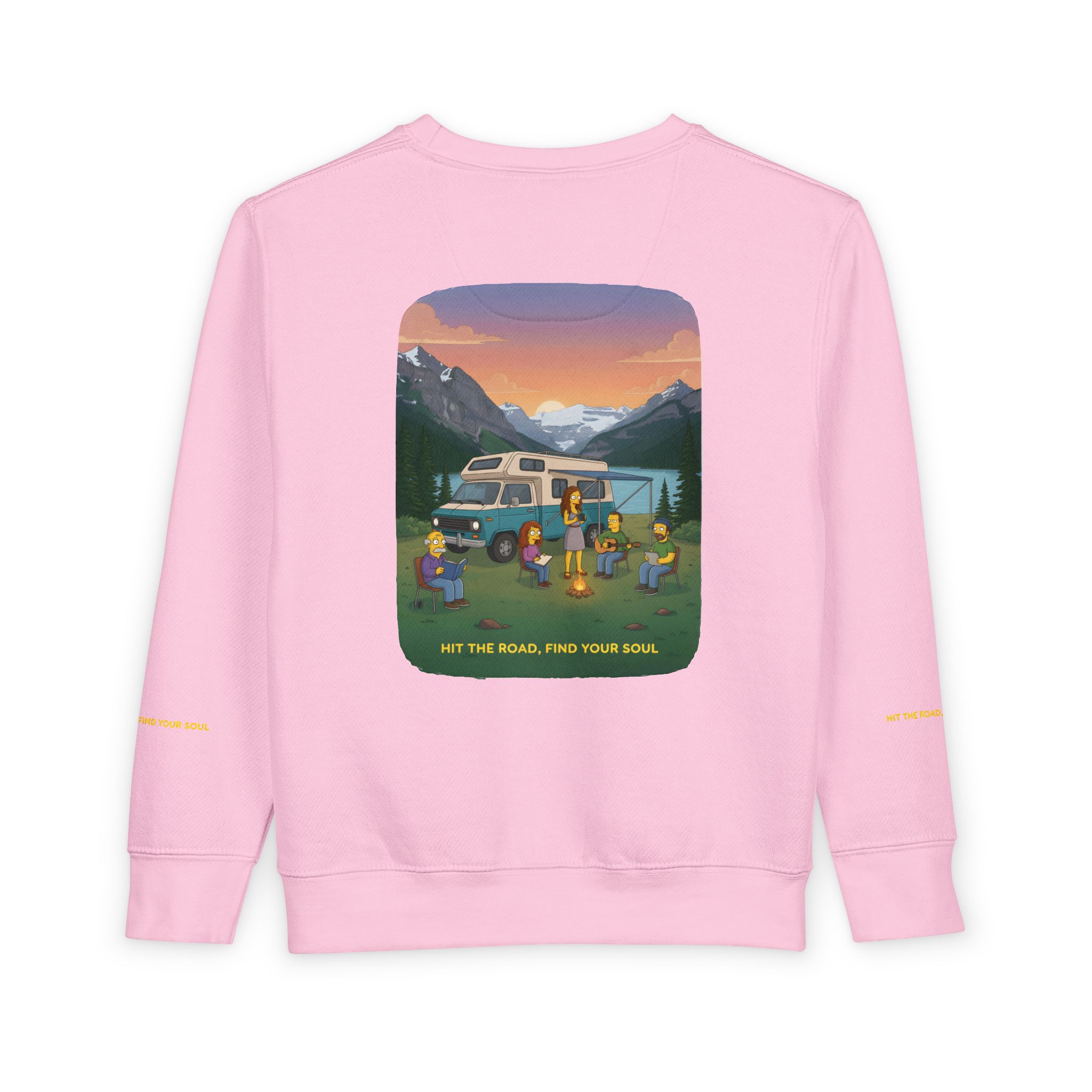 Toddler Sweatshirt - "Hit The Road-Find Your Soul" (Design Sitcom-Line)