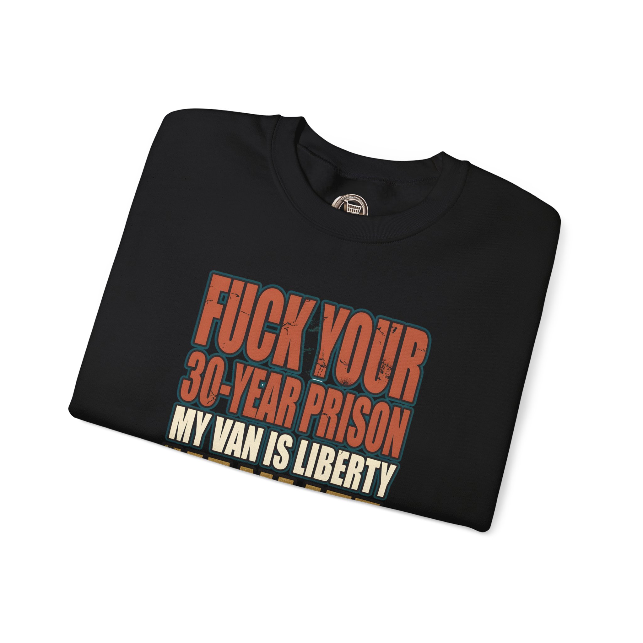 Unisex Heavy Blend™ Crewneck Sweatshirt — "Fuck Your 30 Year" Design F**K-Line