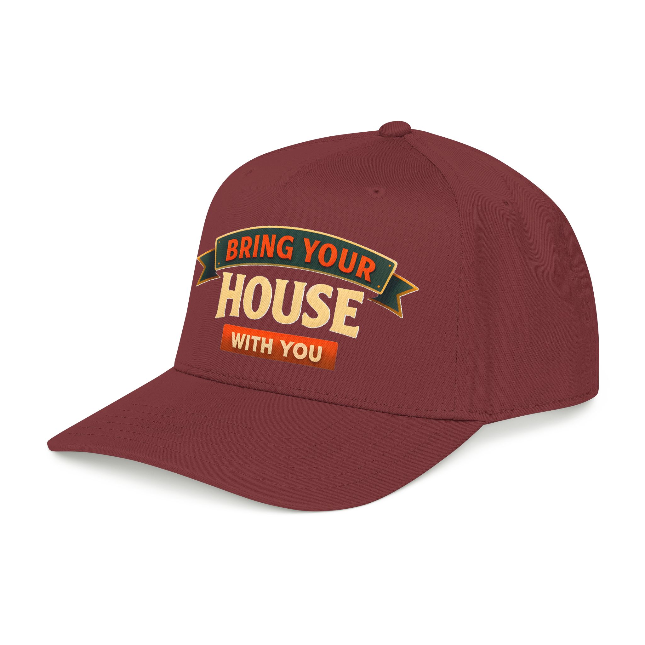 Baseball Cap - "Bring Your House With You" Design Scenic-Line