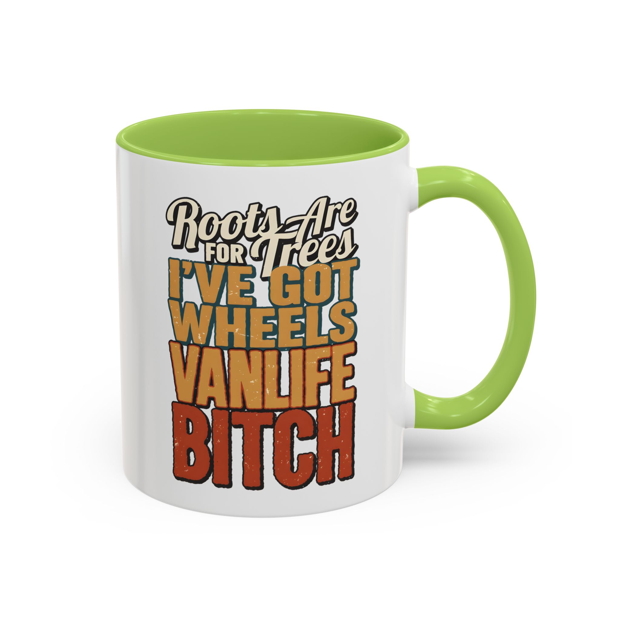 18030718755023381083_2048.jpeg Accent Coffee Mug (11, 15oz) — "Roots Are For Trees" Design F**K-Line
